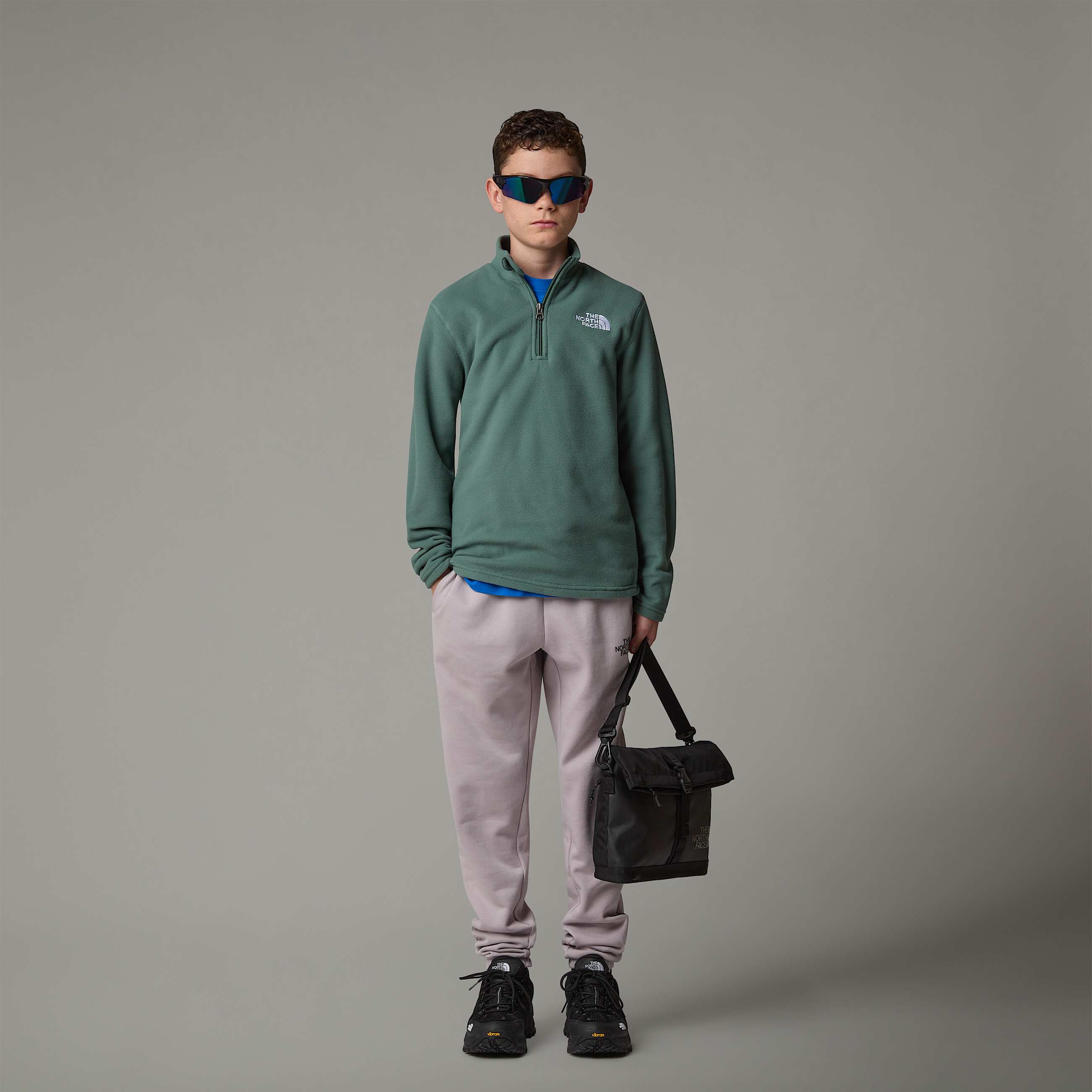 Glacier Fleece mit 14langem RV fr Jugendliche TNF ALT5