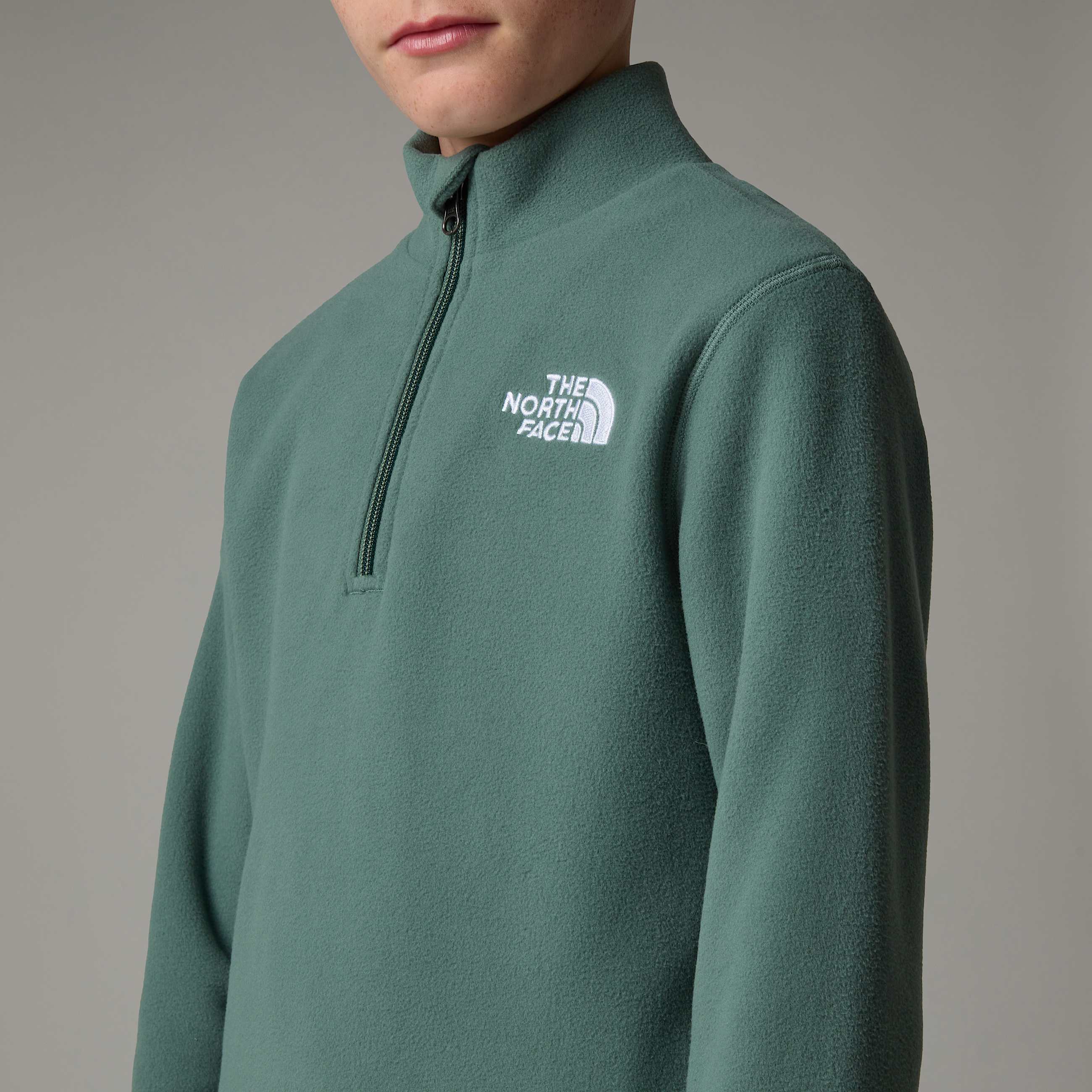 Glacier Fleece mit 14langem RV fr Jugendliche TNF ALT7