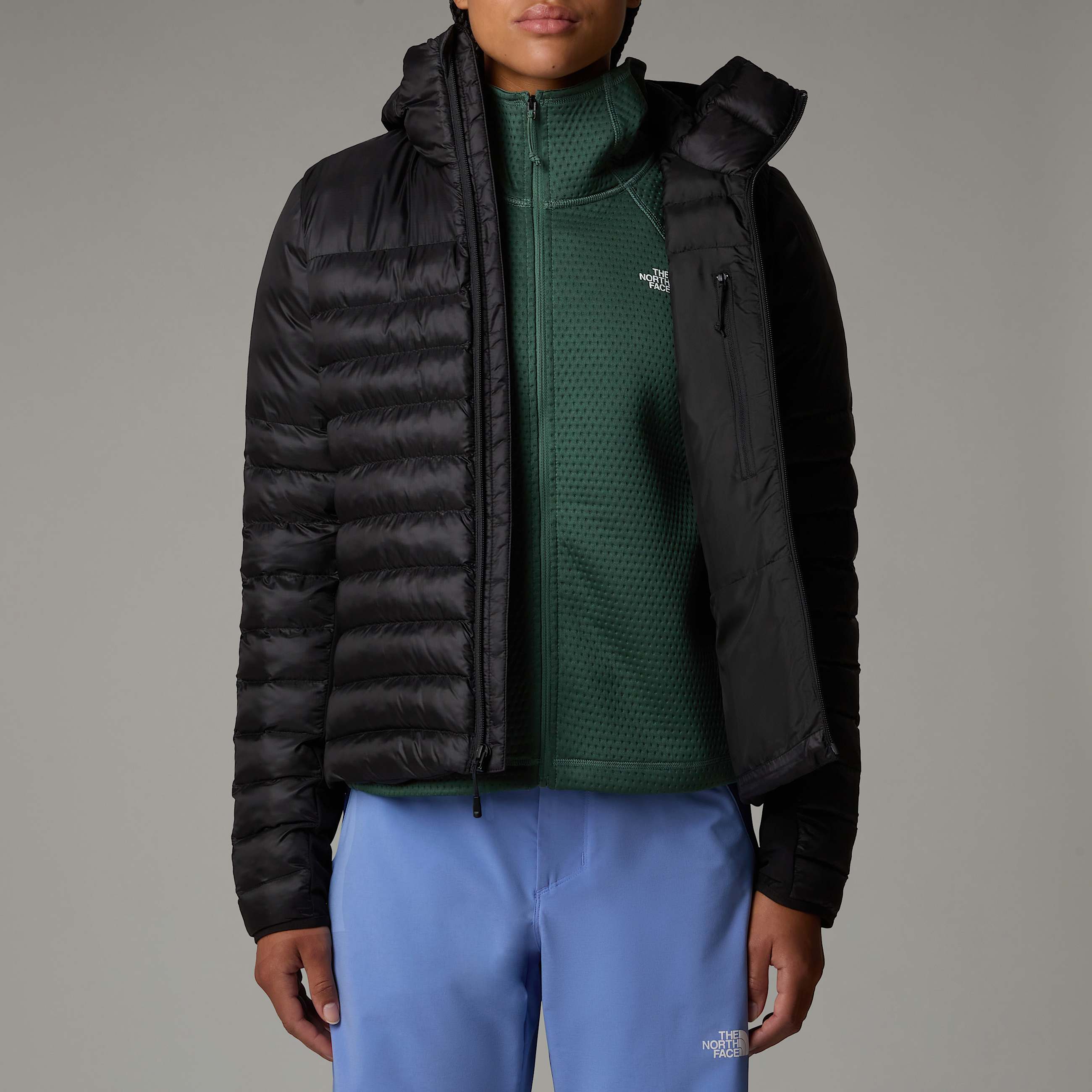 Womens Terra Peak Hybrid Hooded Jacket TNF ALT11