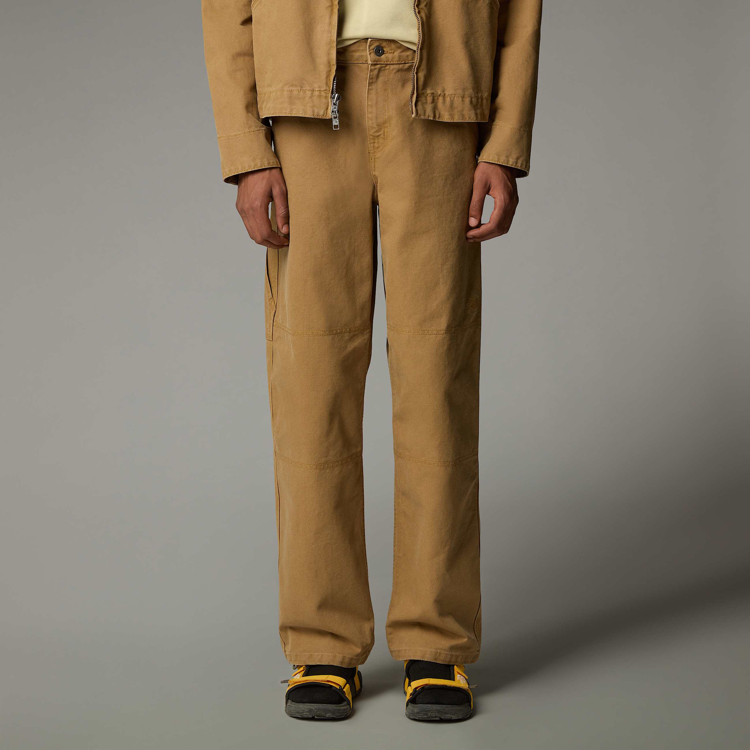 Mens Cedar Canvas Loose Work Trousers TNF ALT4