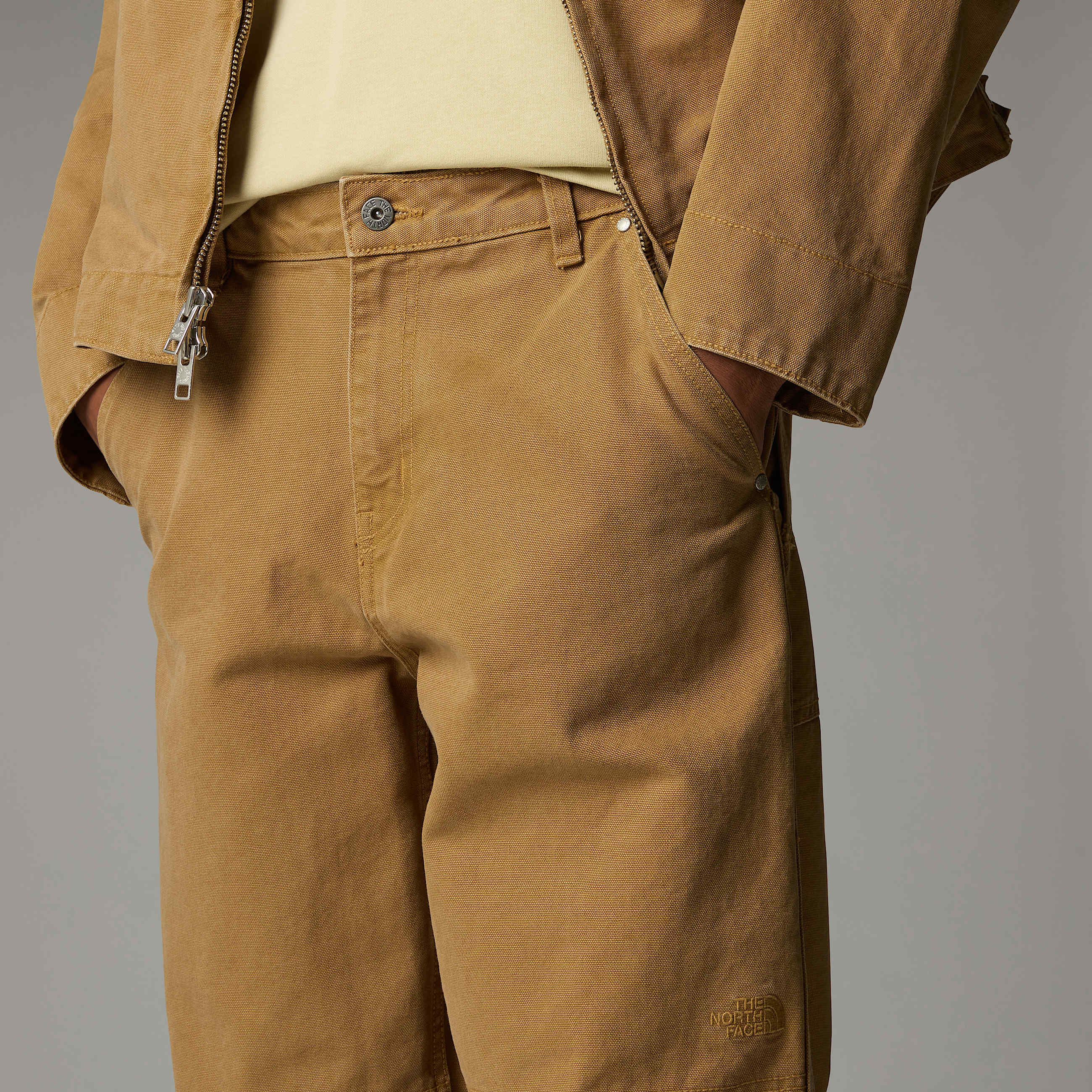 Mens Cedar Canvas Loose Work Trousers TNF ALT8