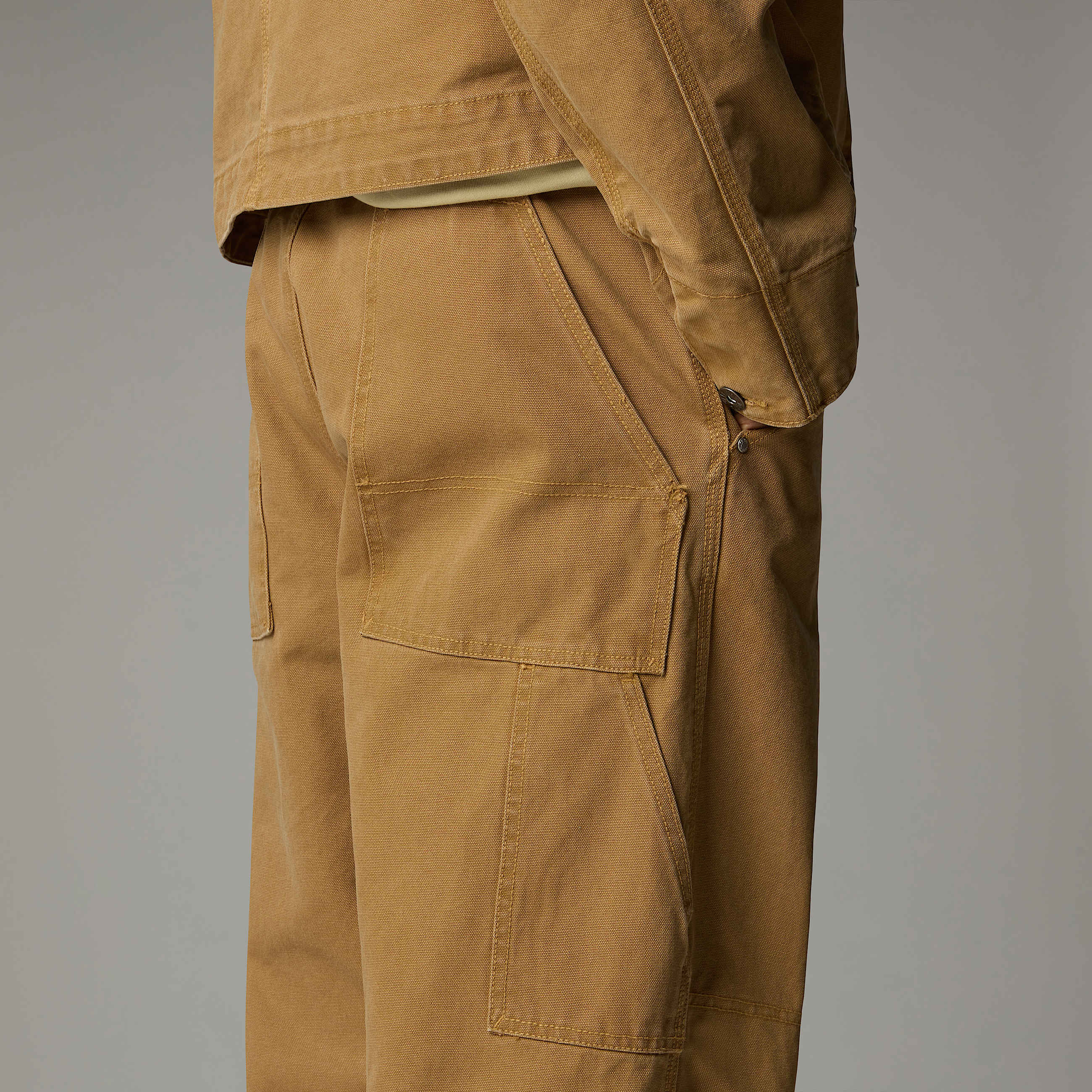 Mens Cedar Canvas Loose Work Trousers TNF ALT9
