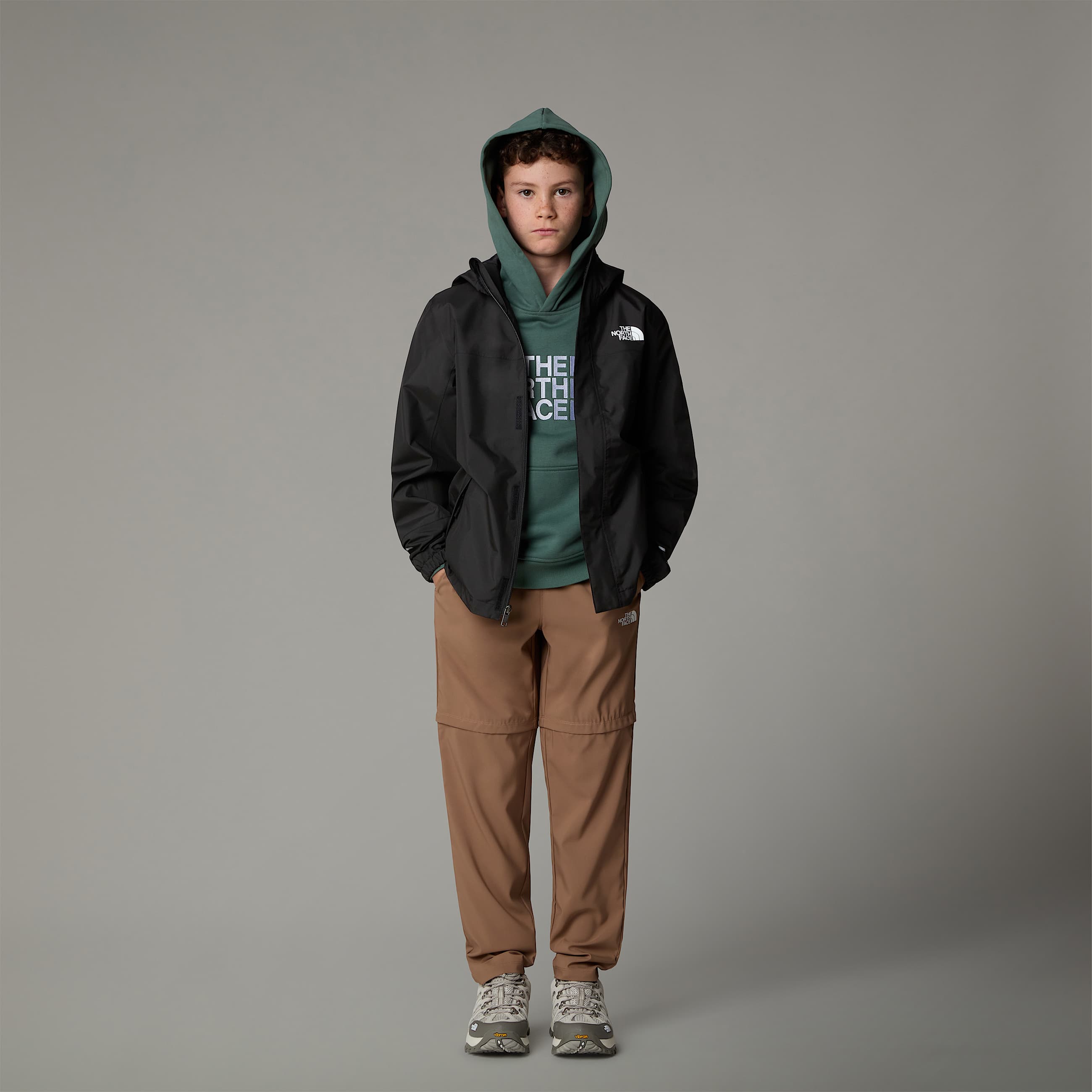 Boys On The Trail Convertible Trousers TNF ALT5