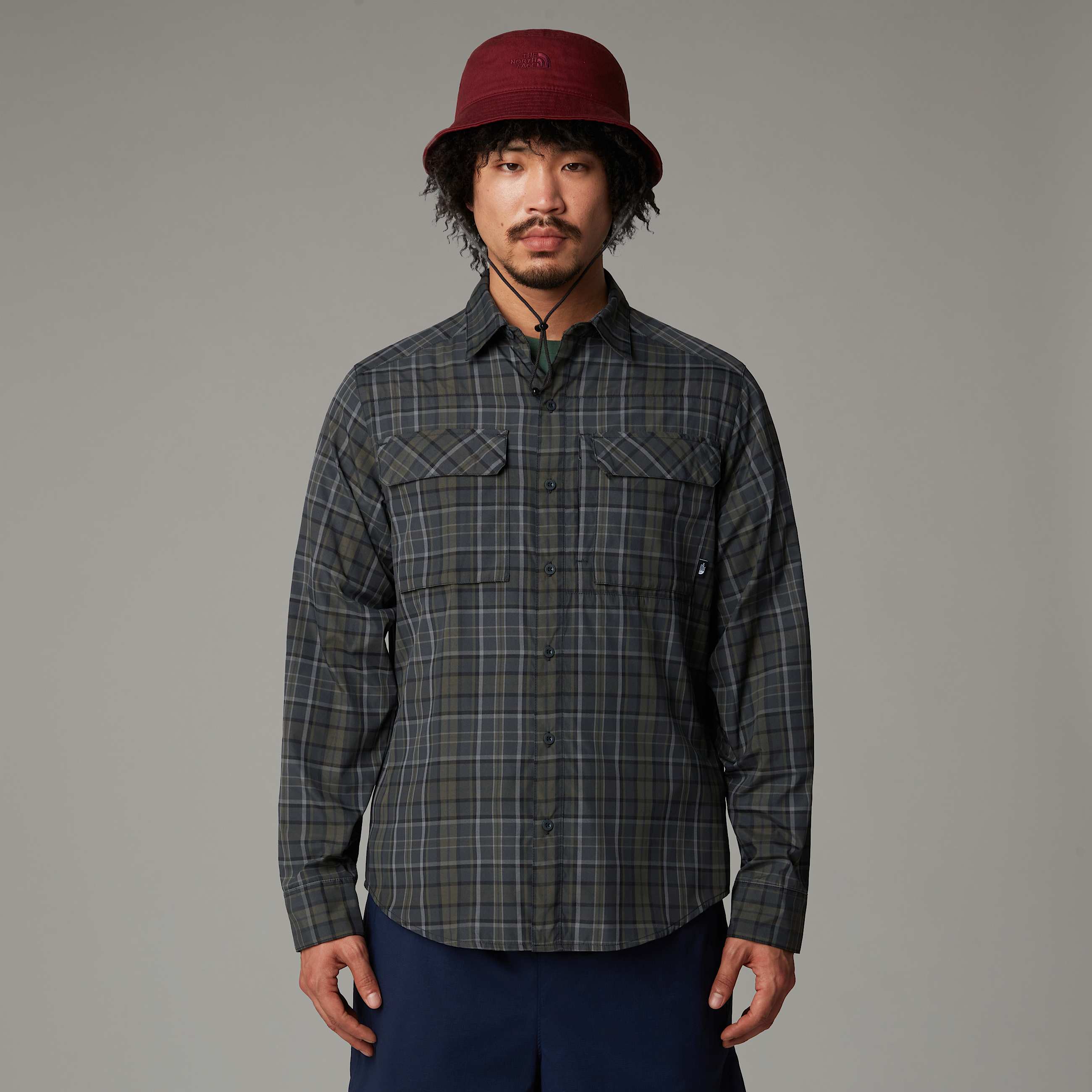Camicia a quadri Sequoia da uomo TNF ALT4