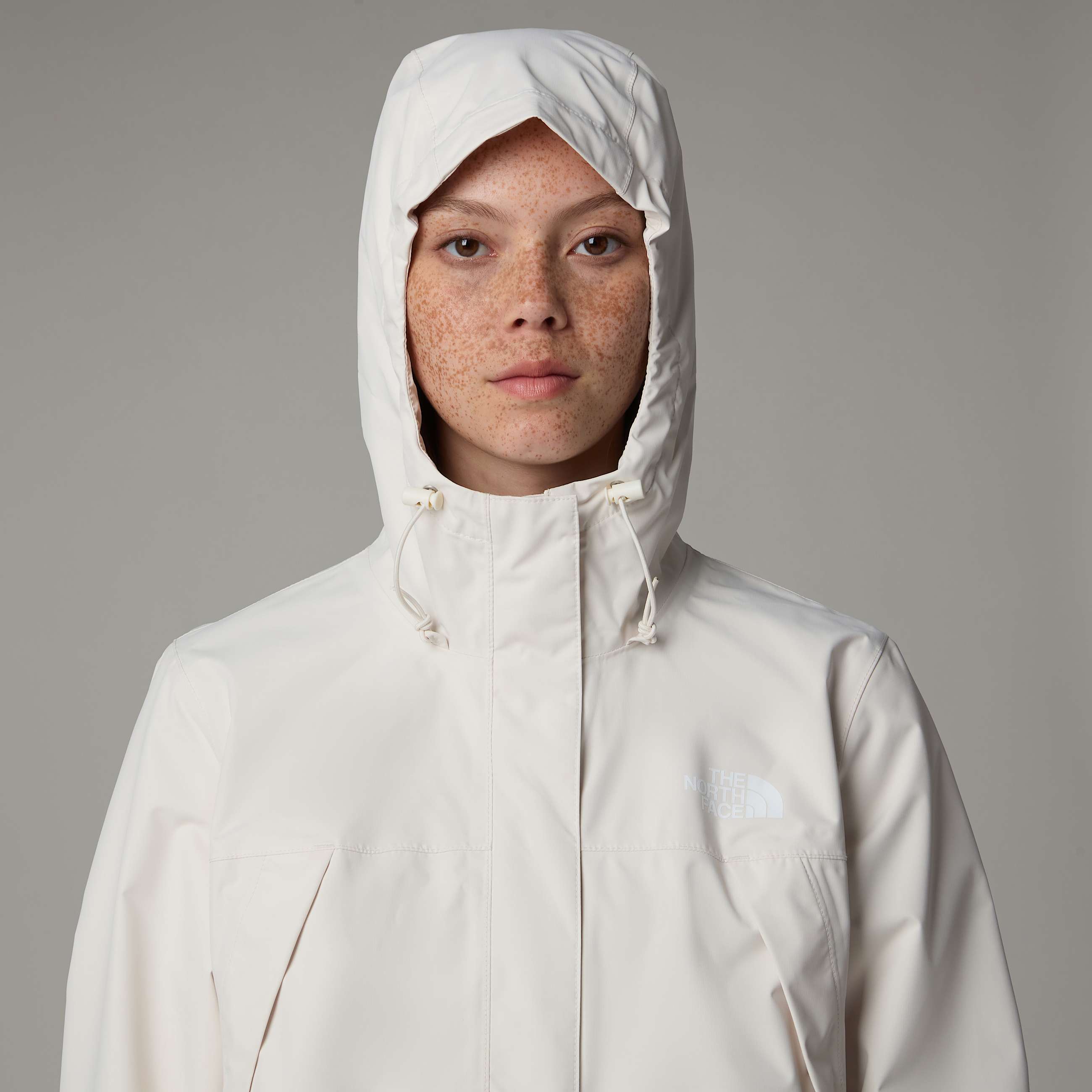 Veste impermable Antora pour femme TNF White Dune ALT8