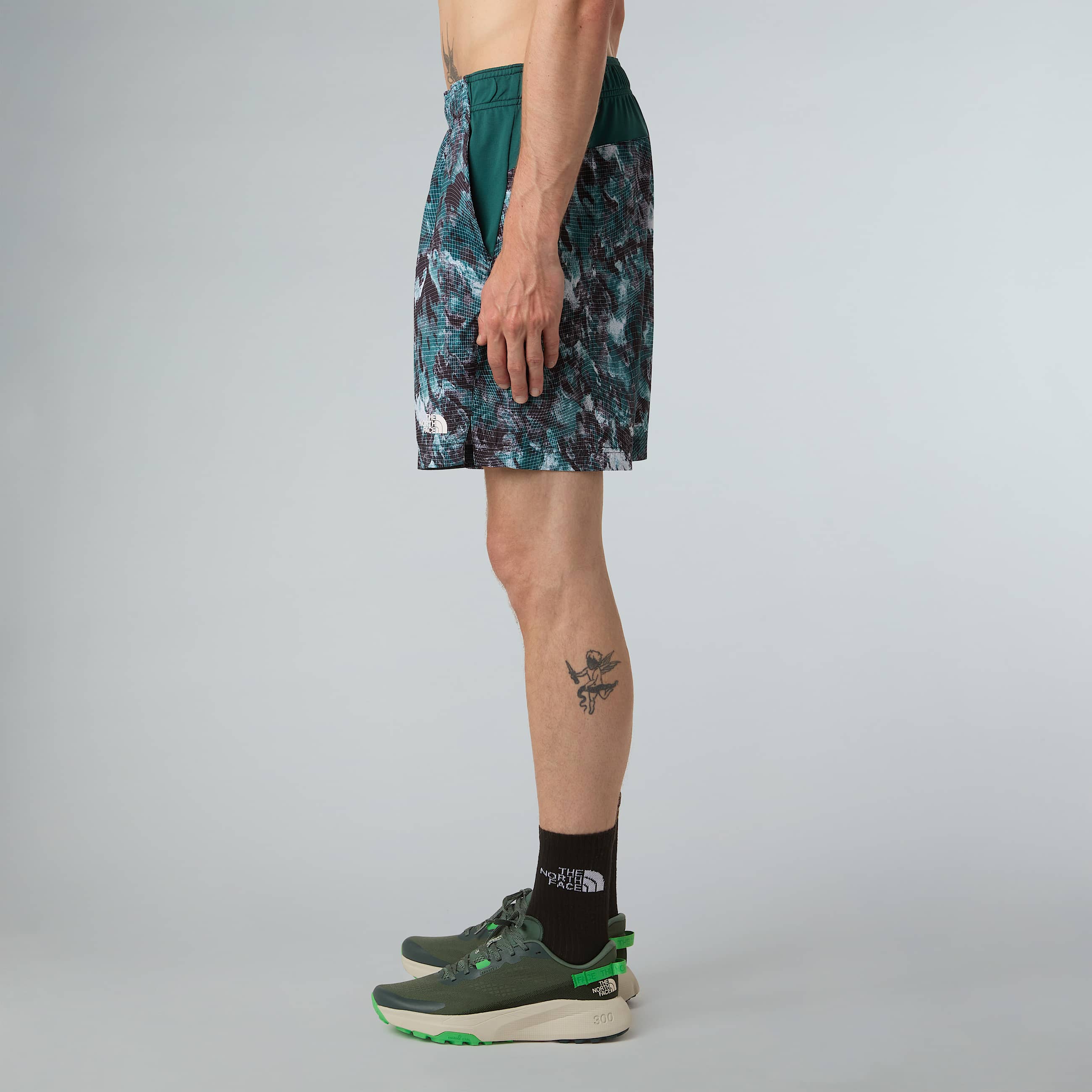 Mens 247 7 Printed Shorts TNF ALT6