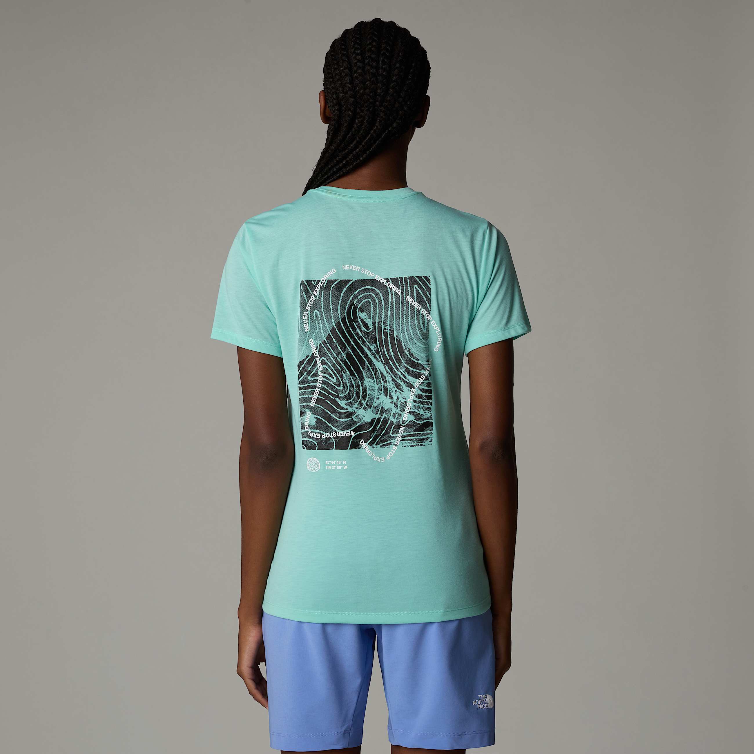 Foundation Half Dome TShirt mit Grafik fr Damen TNF ALT4