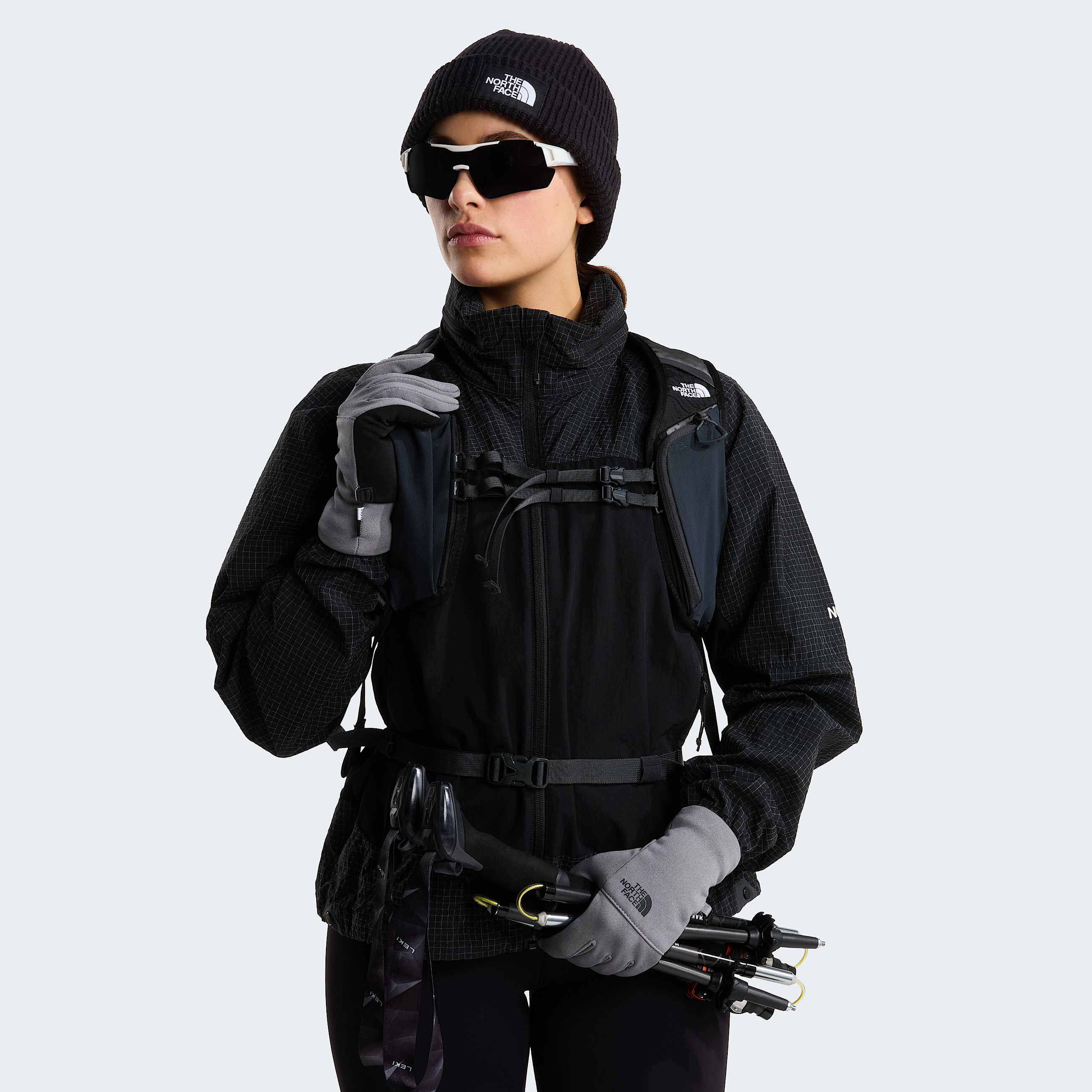 Etip Handschuhe fr Damen TNF TNF Medium Grey Heather ALT1