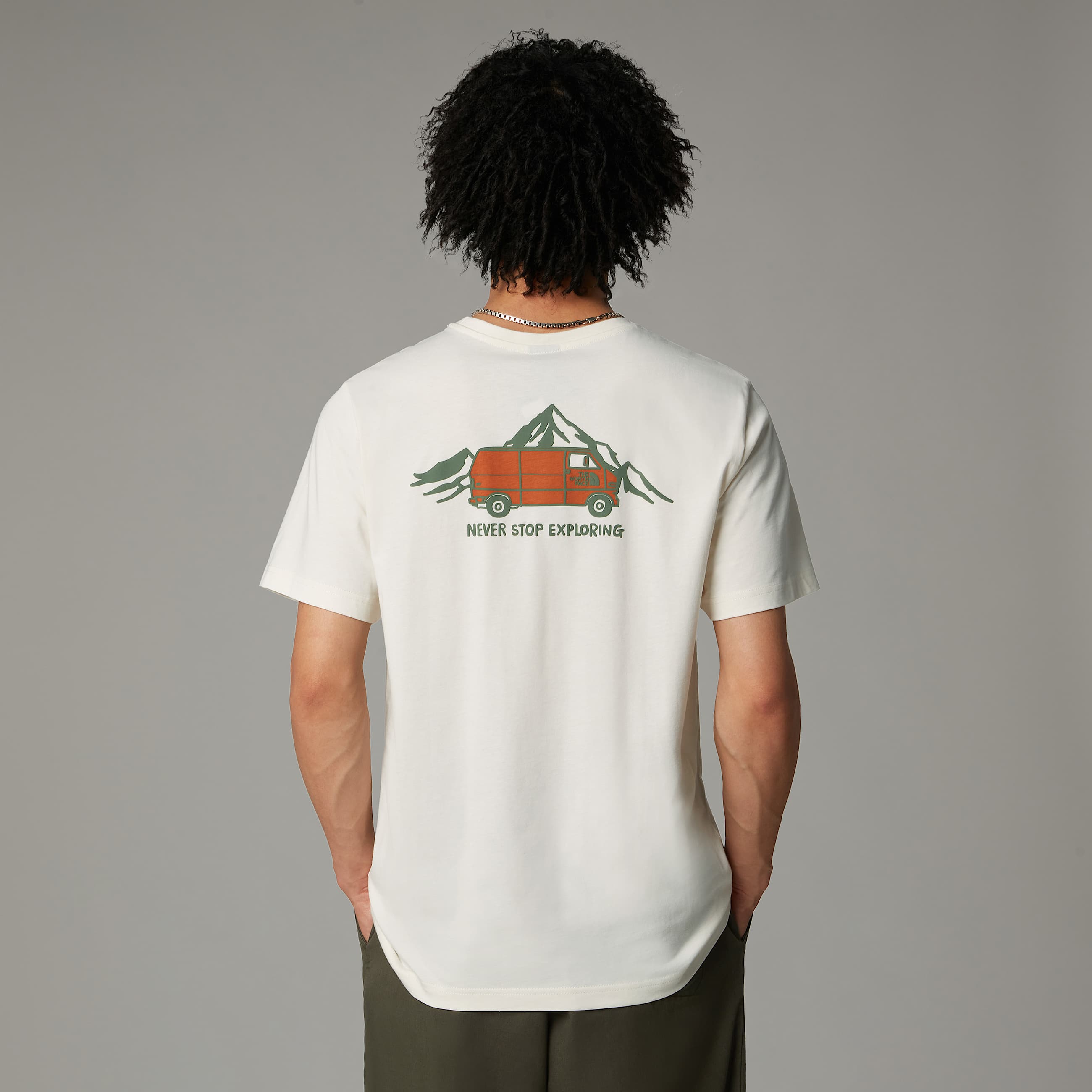 Tshirt Outdoor Graphic da uomo TNF ALT4