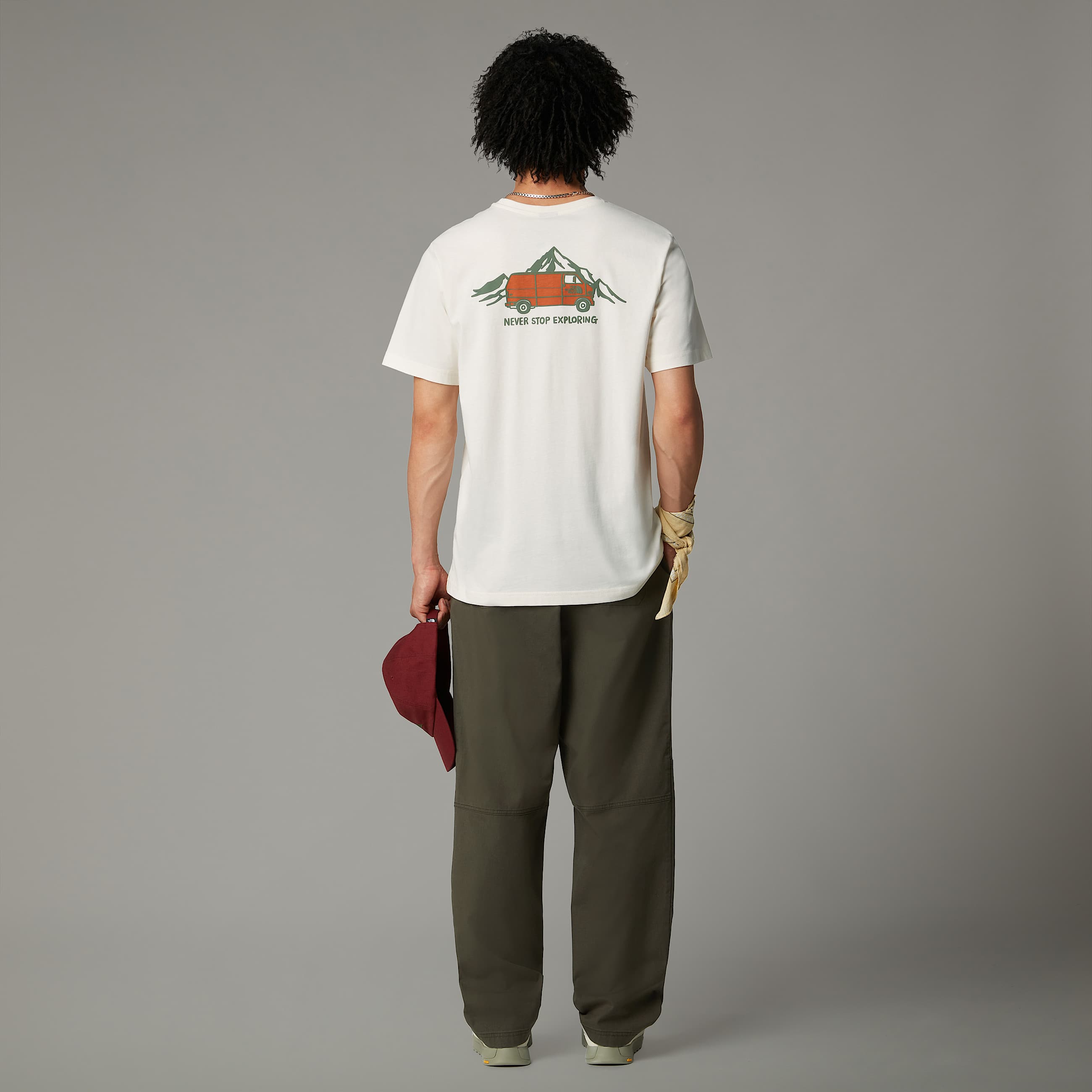 Tshirt Outdoor Graphic da uomo TNF ALT6