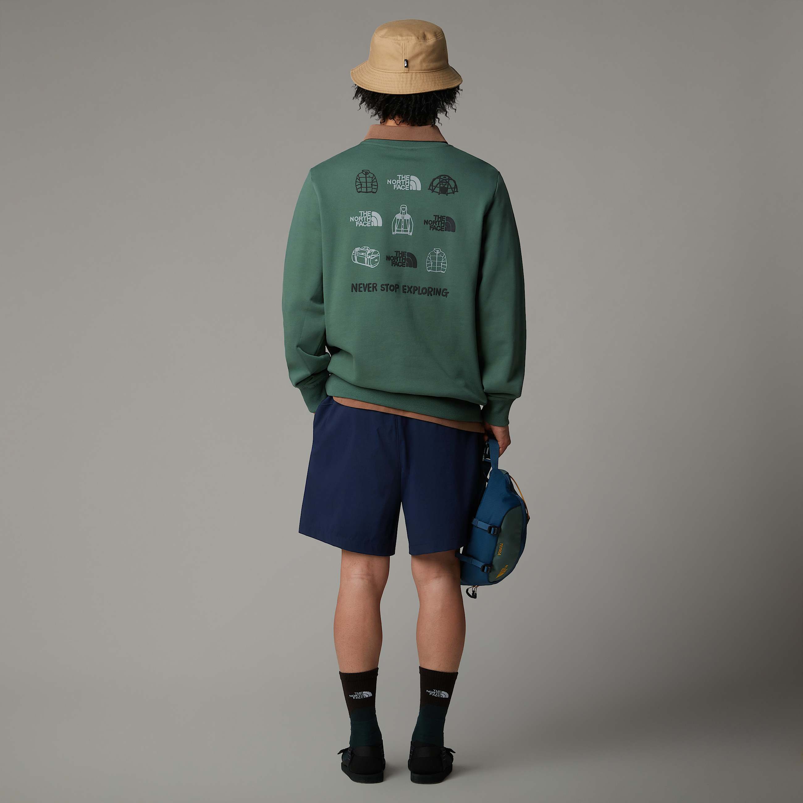 Felpa Outdoor Graphic da uomo TNF ALT6