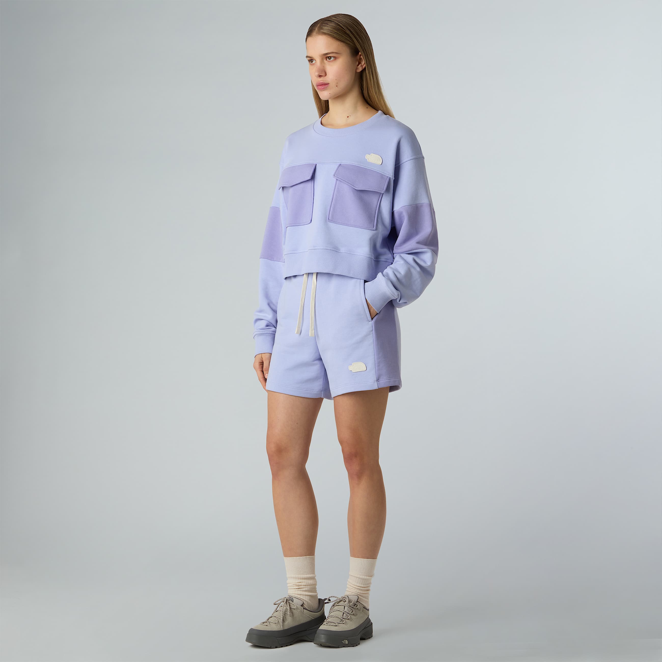 Felpa corta in vita Terry Oversized da donna TNF ALT5