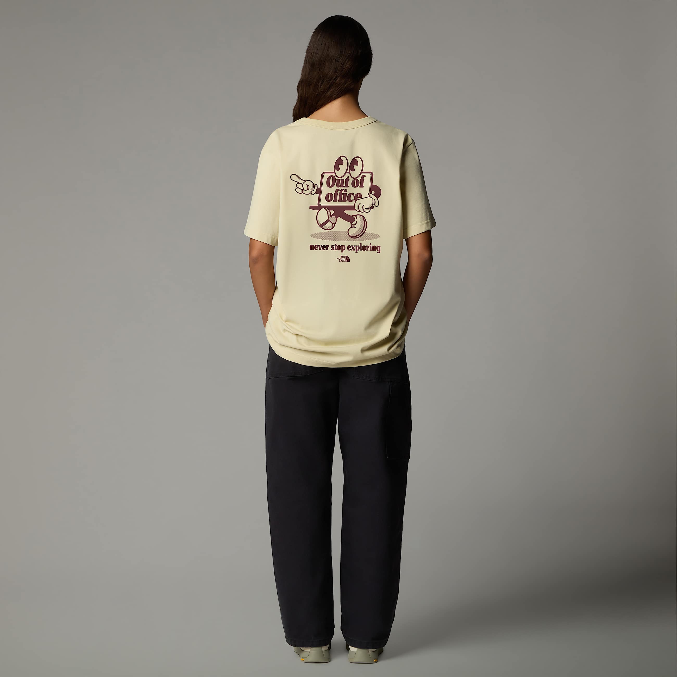 Relaxed Cartoon Logo TShirt TNF ALT10