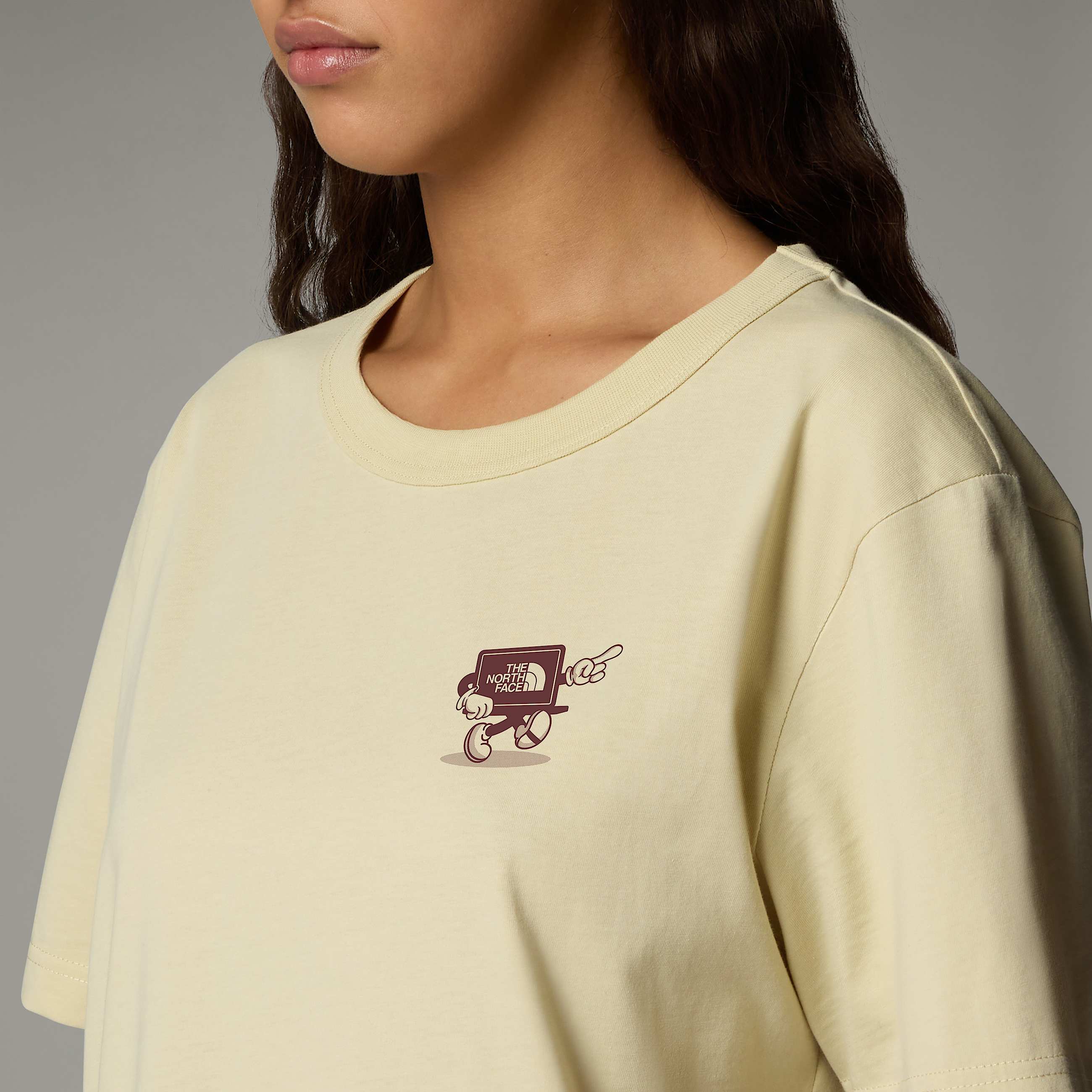 Relaxed Cartoon Logo TShirt TNF ALT11