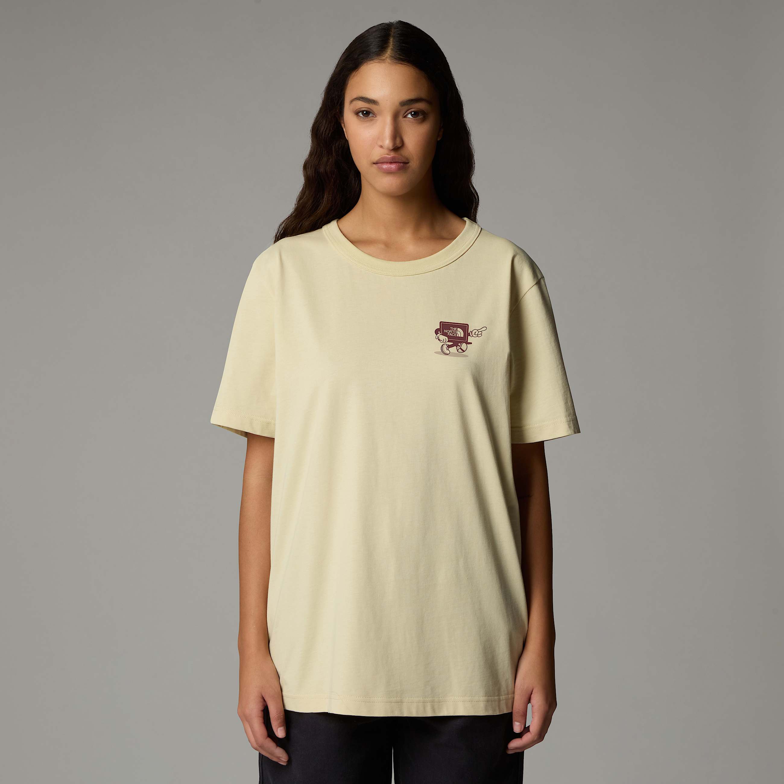 Relaxed Cartoon Logo TShirt TNF ALT9