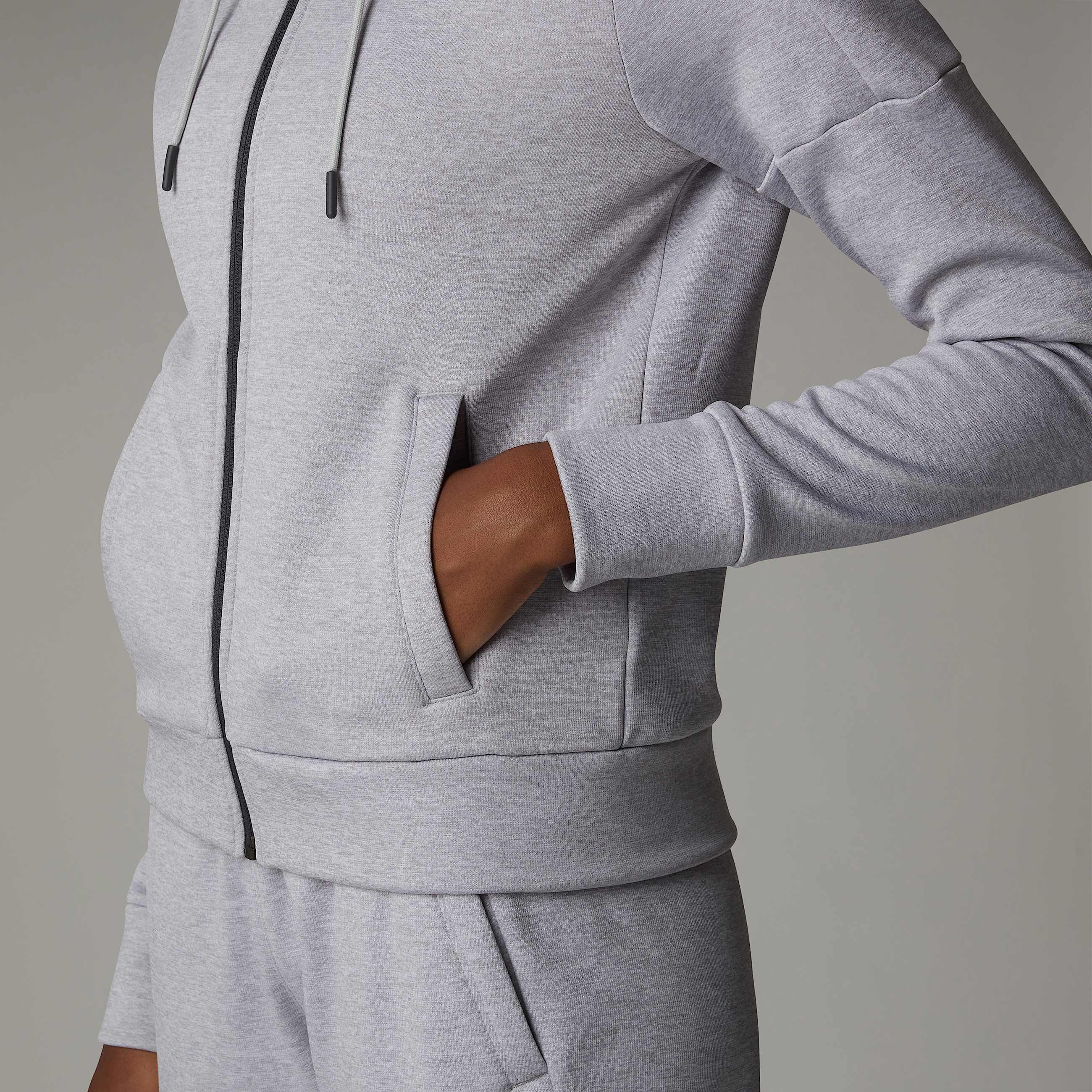 Felpa con cappuccio in pile Reaxion con cerniera integrale da donna TNF ALT9