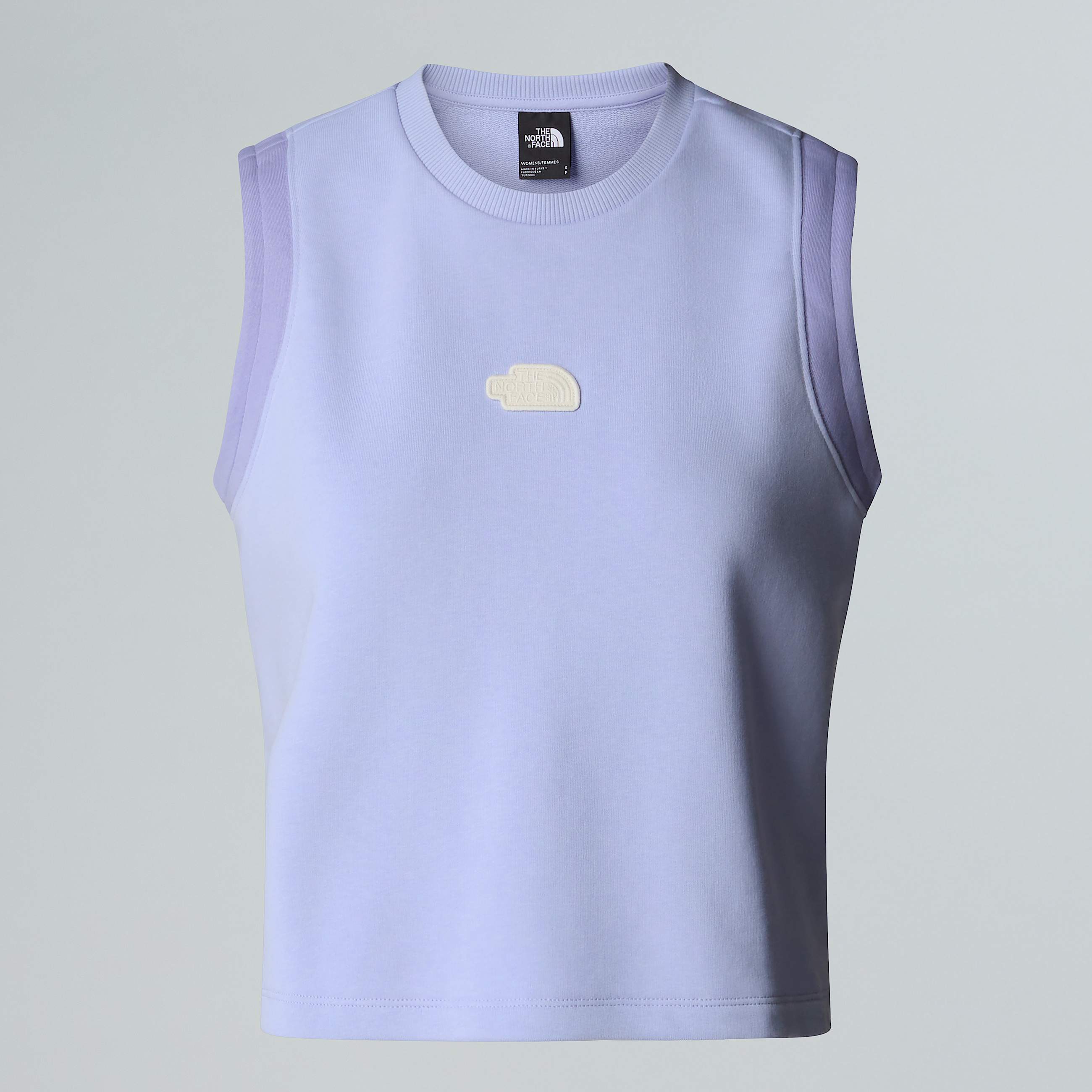 Womens Terry Relaxed Cropped Tank Top TNF HERO