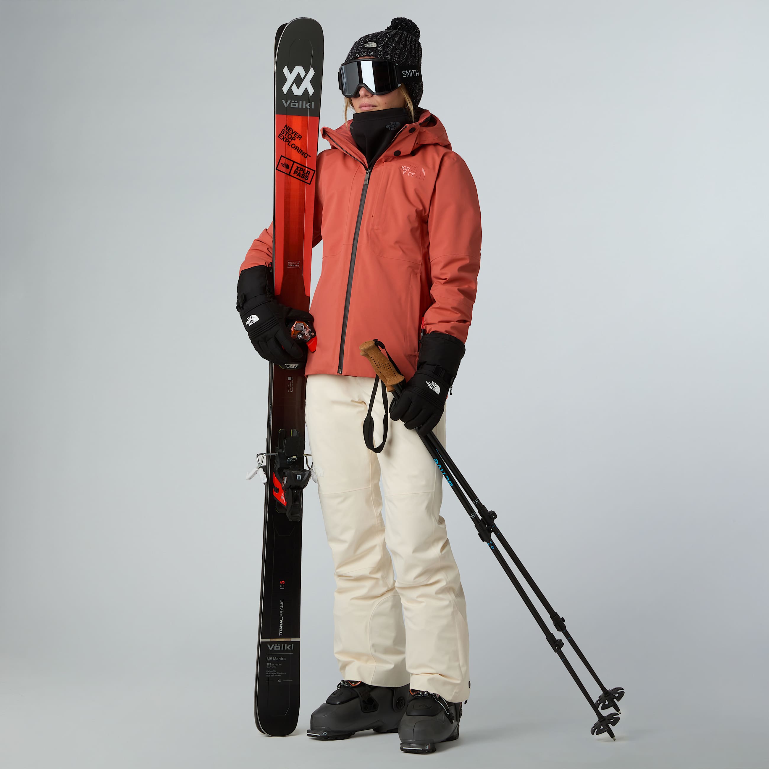 Guanti da sci Montana da donna TNF ALT5