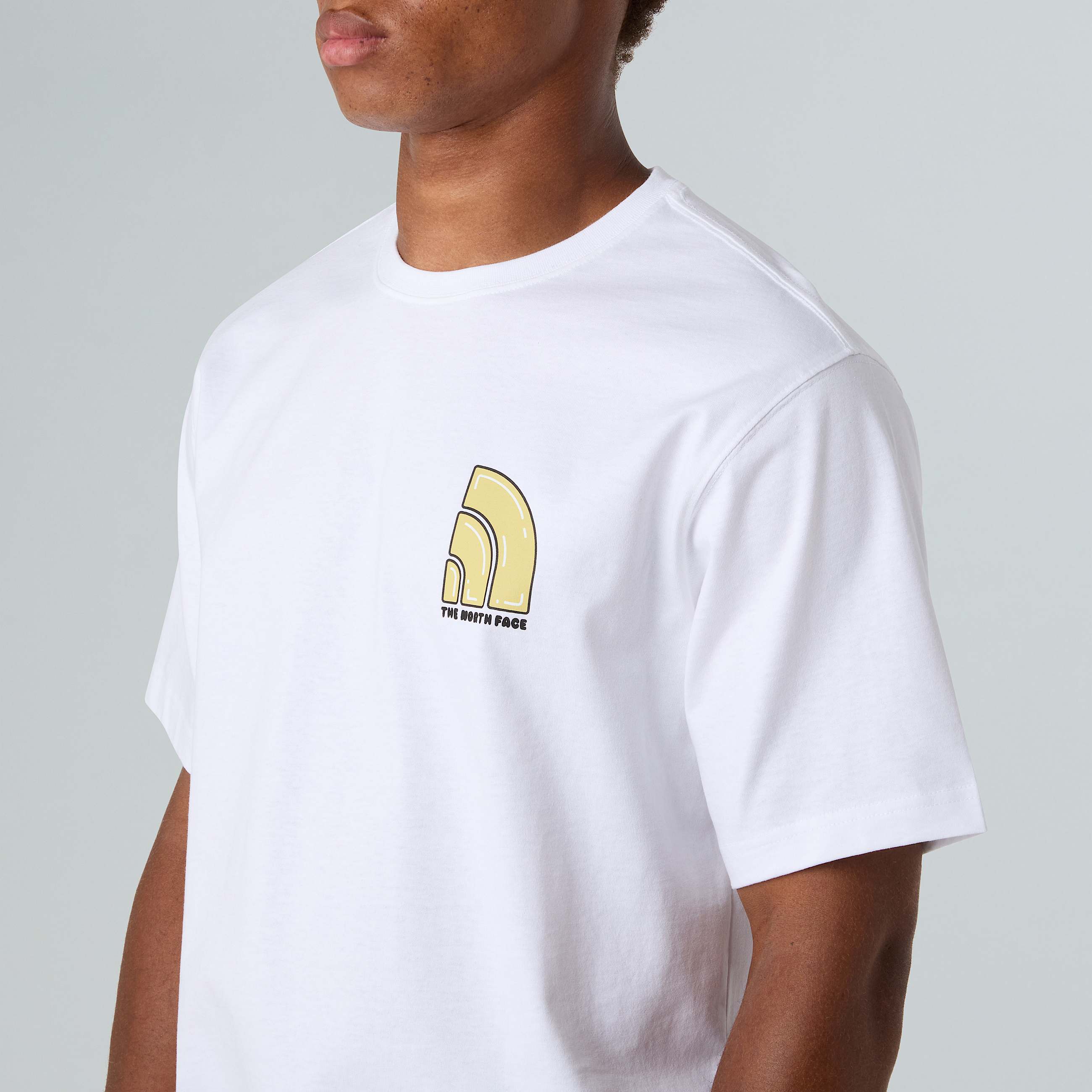 Bubble Logo Relaxed TShirt Unisex TNF ALT5