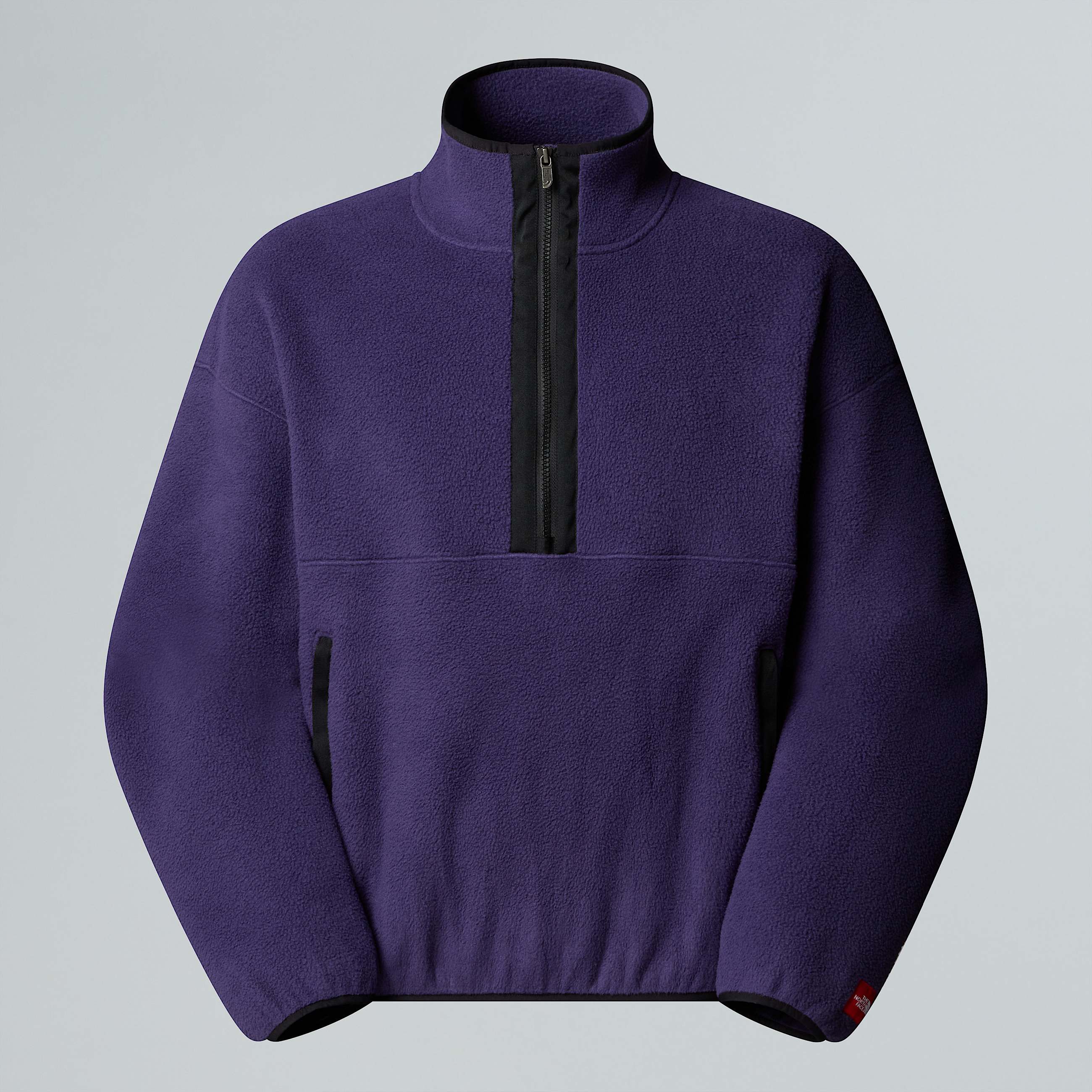 Unisex Red Box 1/2 Zip Fleece