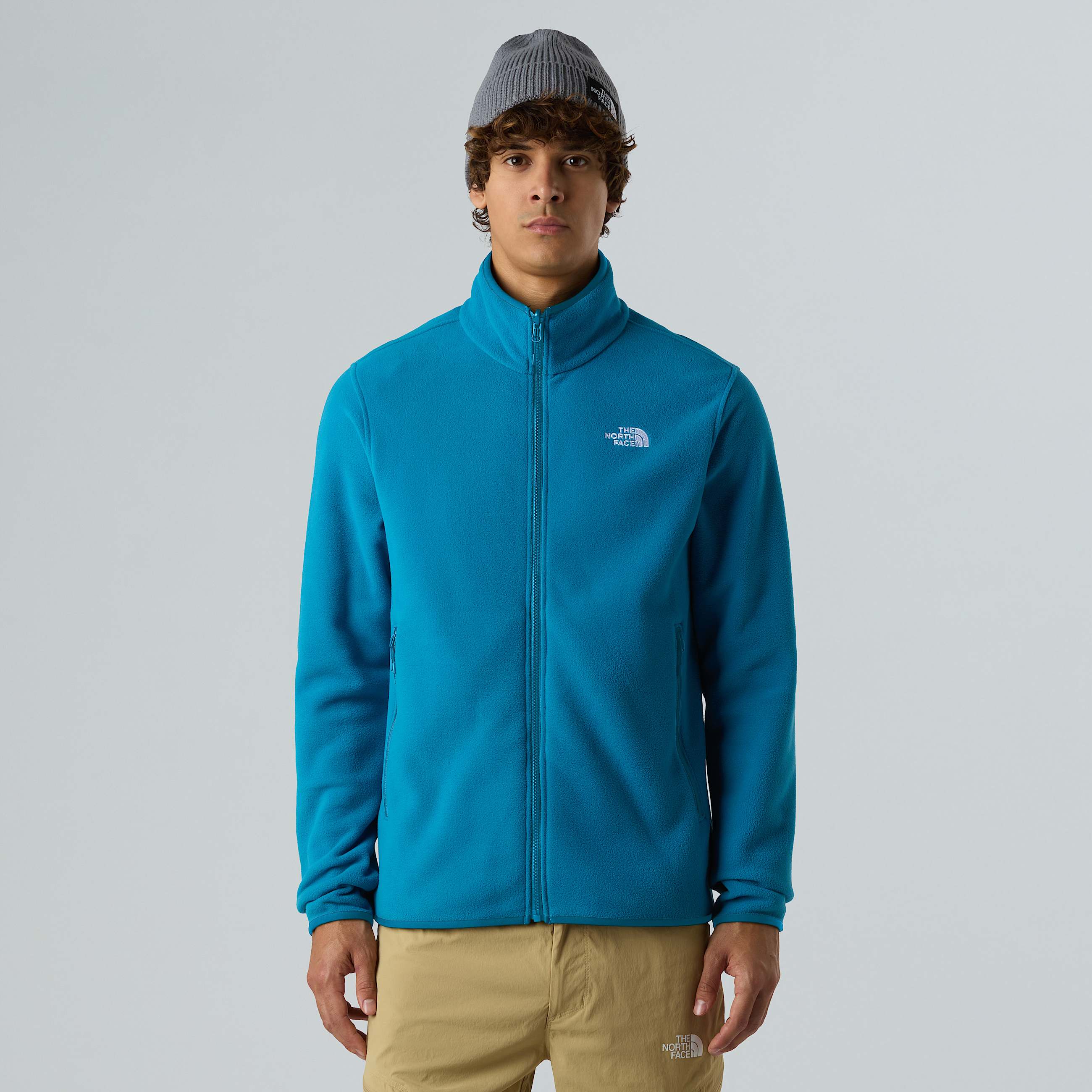 Glacierfleece met volledige rits voor heren TNF Dusk Blue ALT4