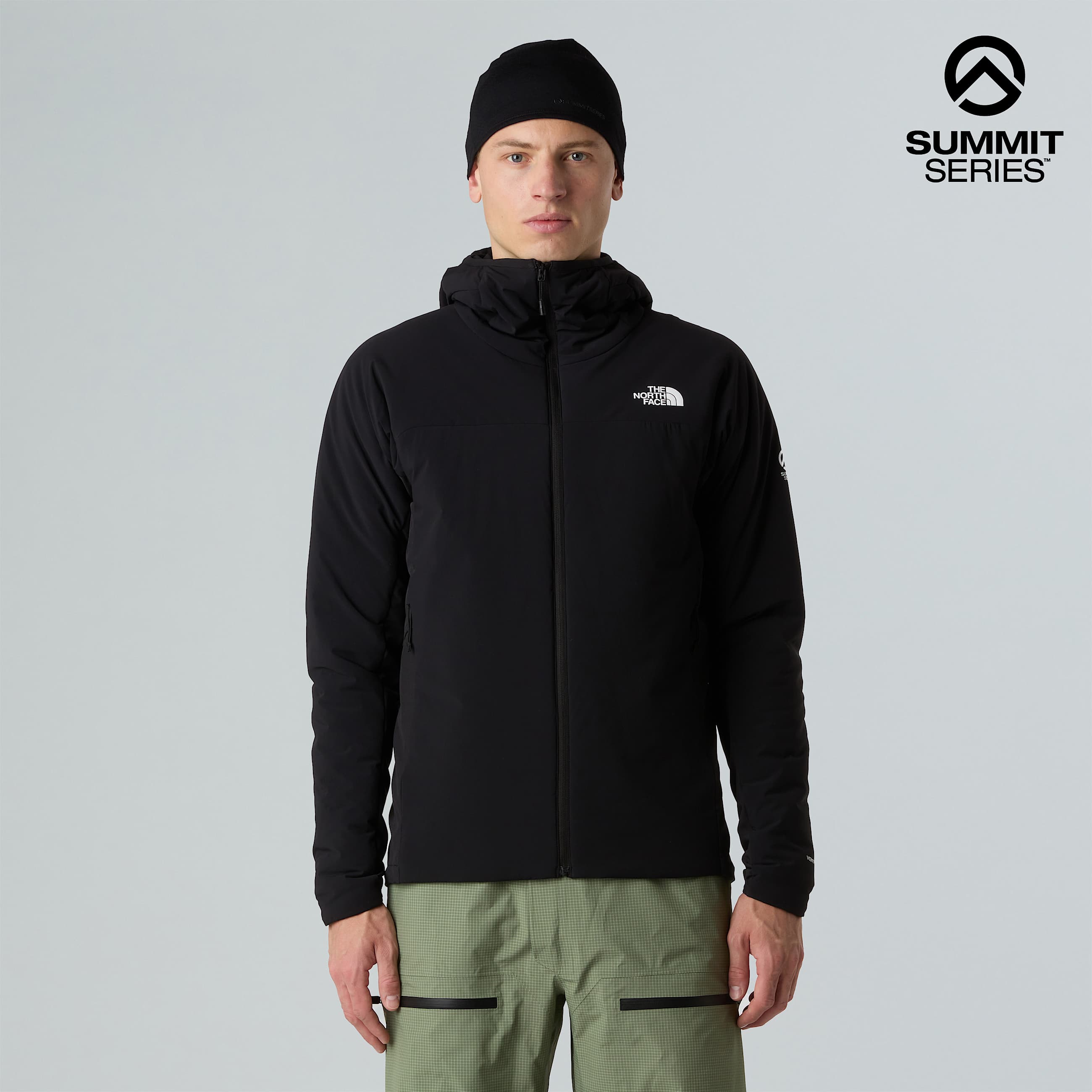 Felpa con cappuccio Summit Casaval Hybrid Midlayer da uomo TNF HERO