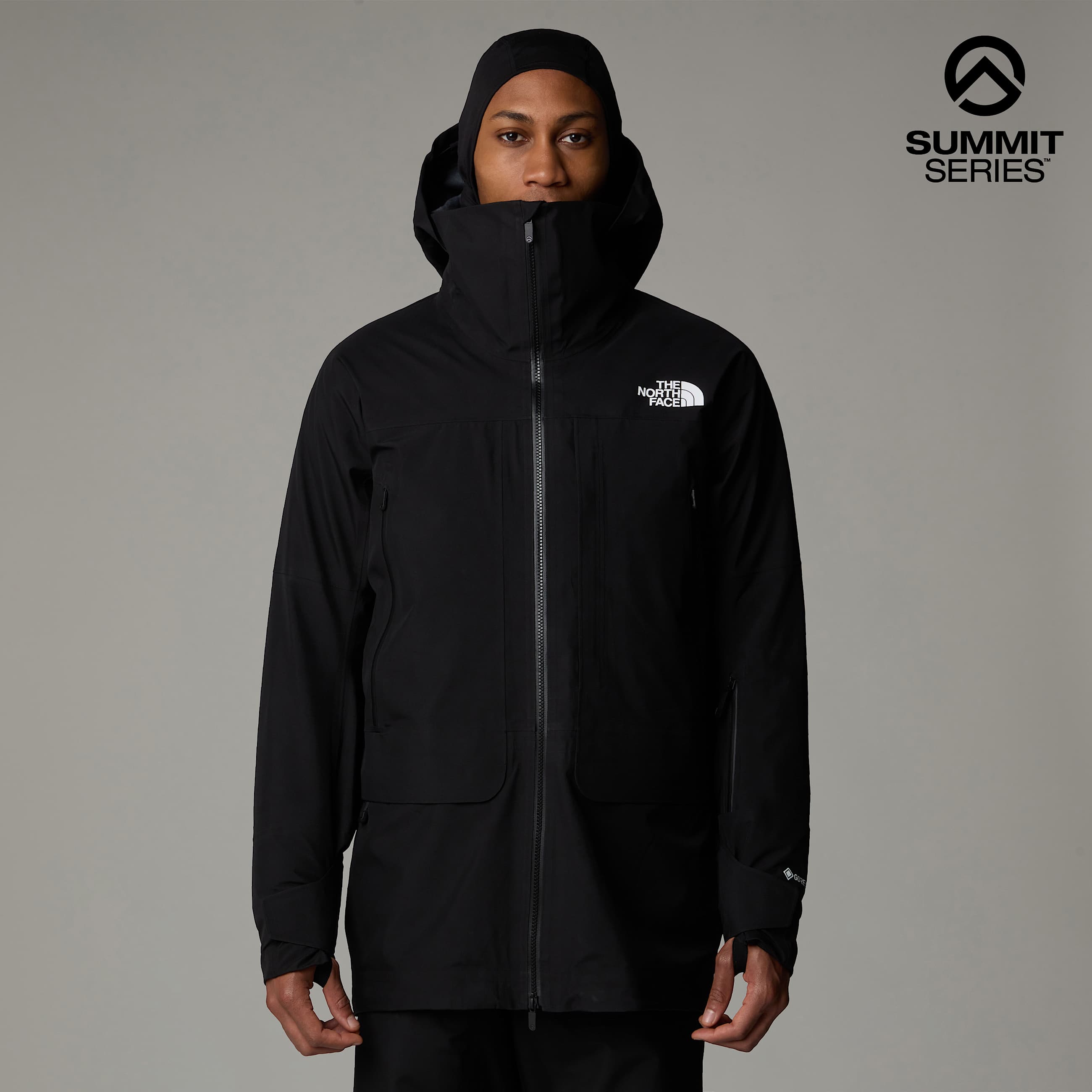 Mens Summit Verbier GORETEX Jacket TNF TNF Black HERO