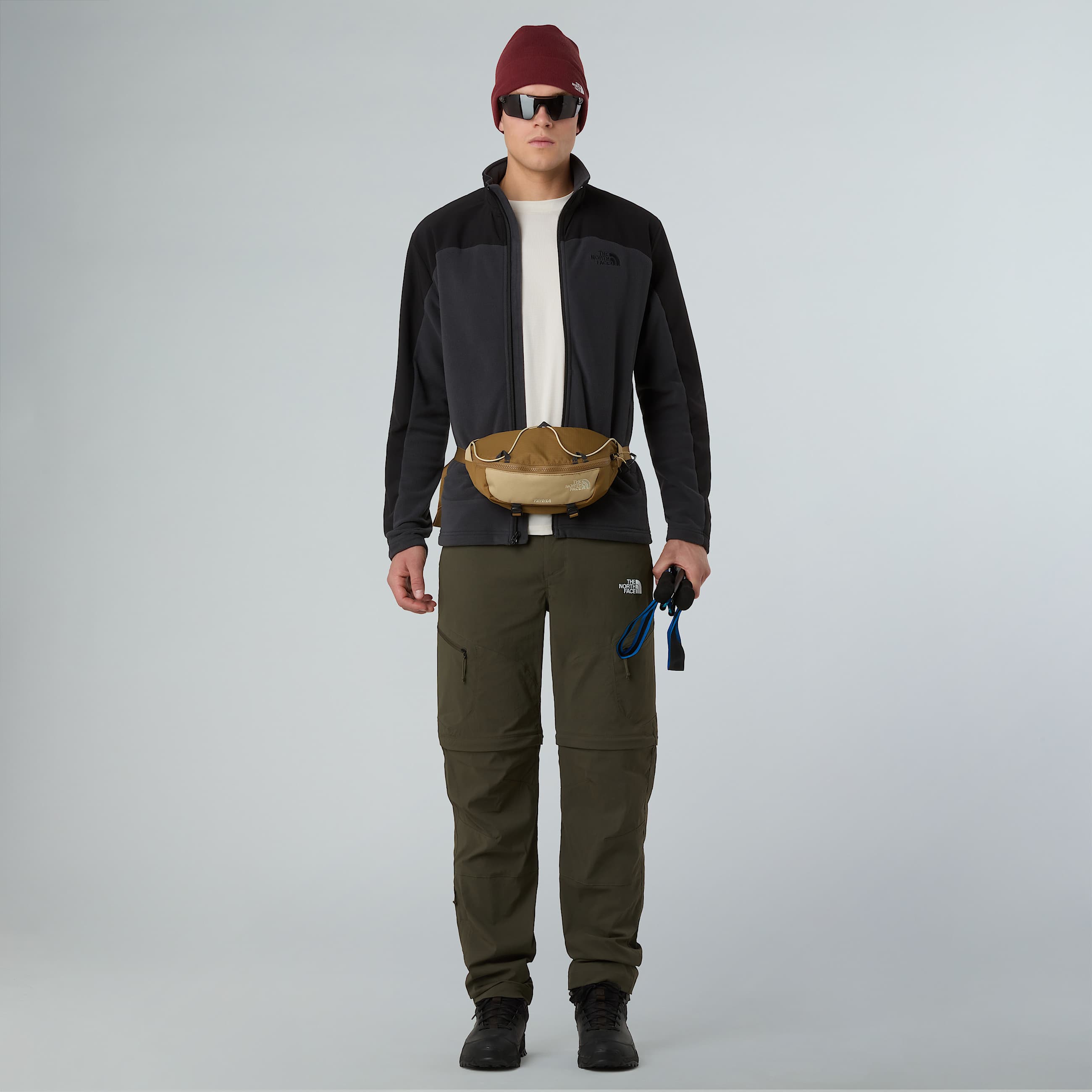 Giacca in pile con cerniera integrale Emilio Delta da uomo  TNF ALT1