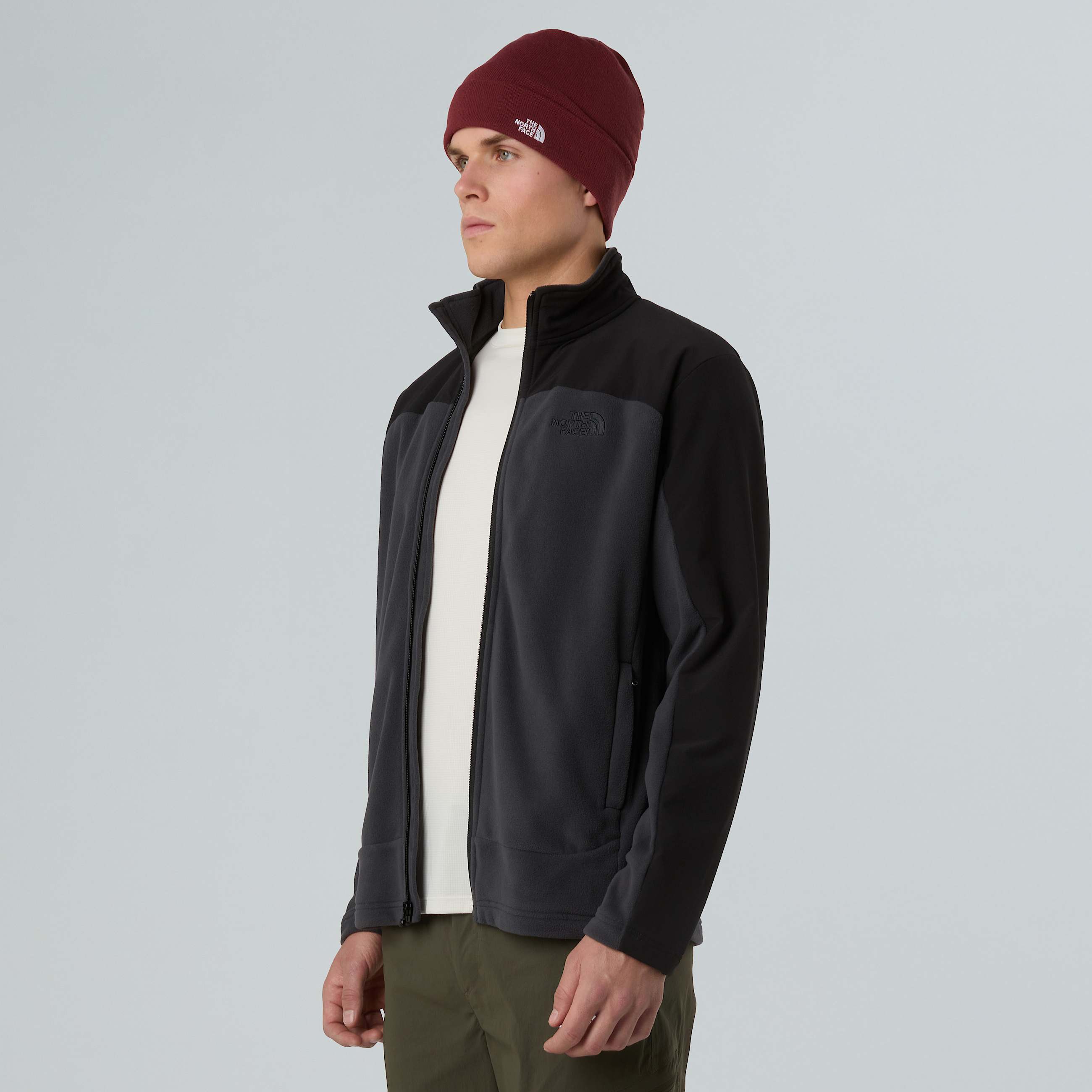 Giacca in pile con cerniera integrale Emilio Delta da uomo  TNF ALT3