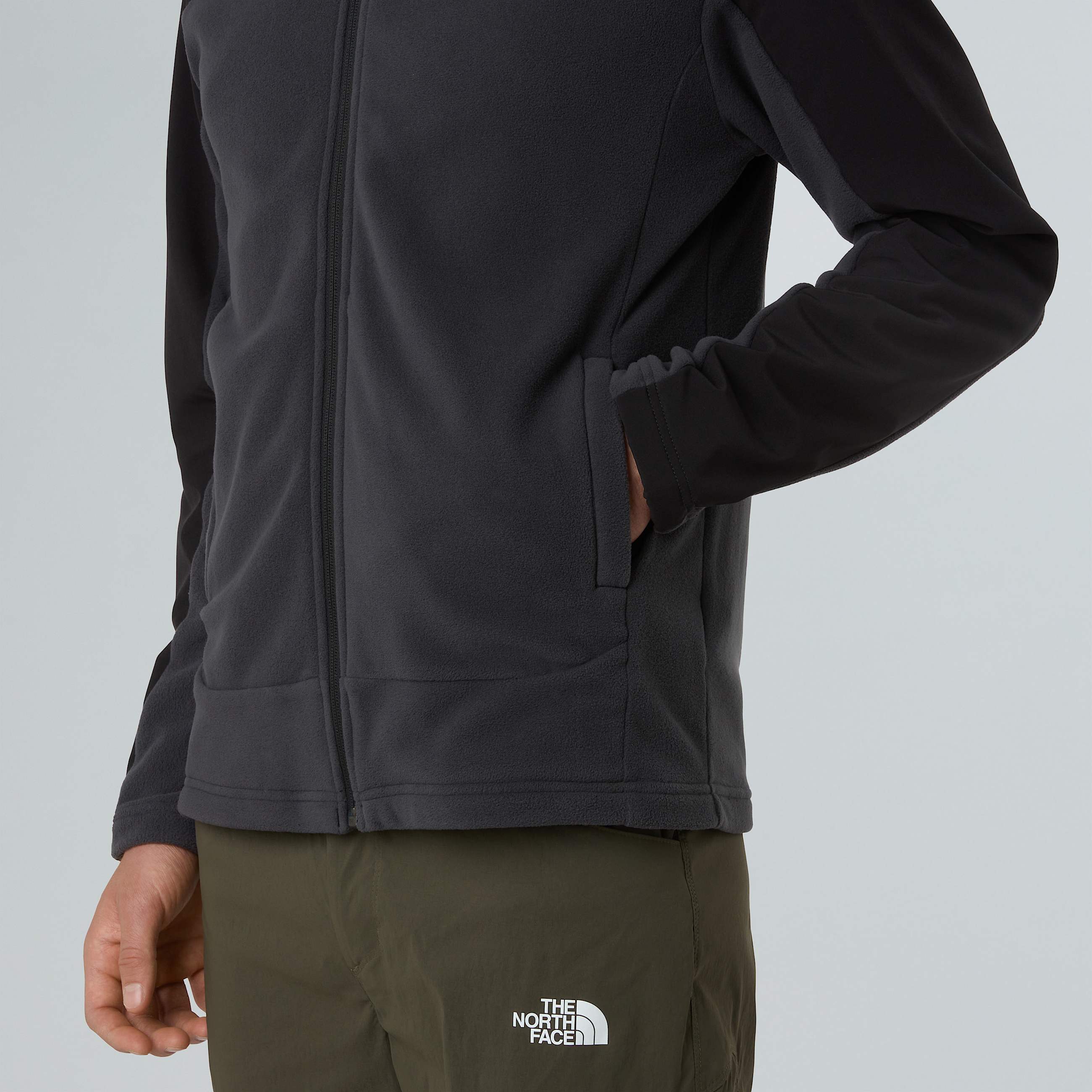 Giacca in pile con cerniera integrale Emilio Delta da uomo  TNF ALT5