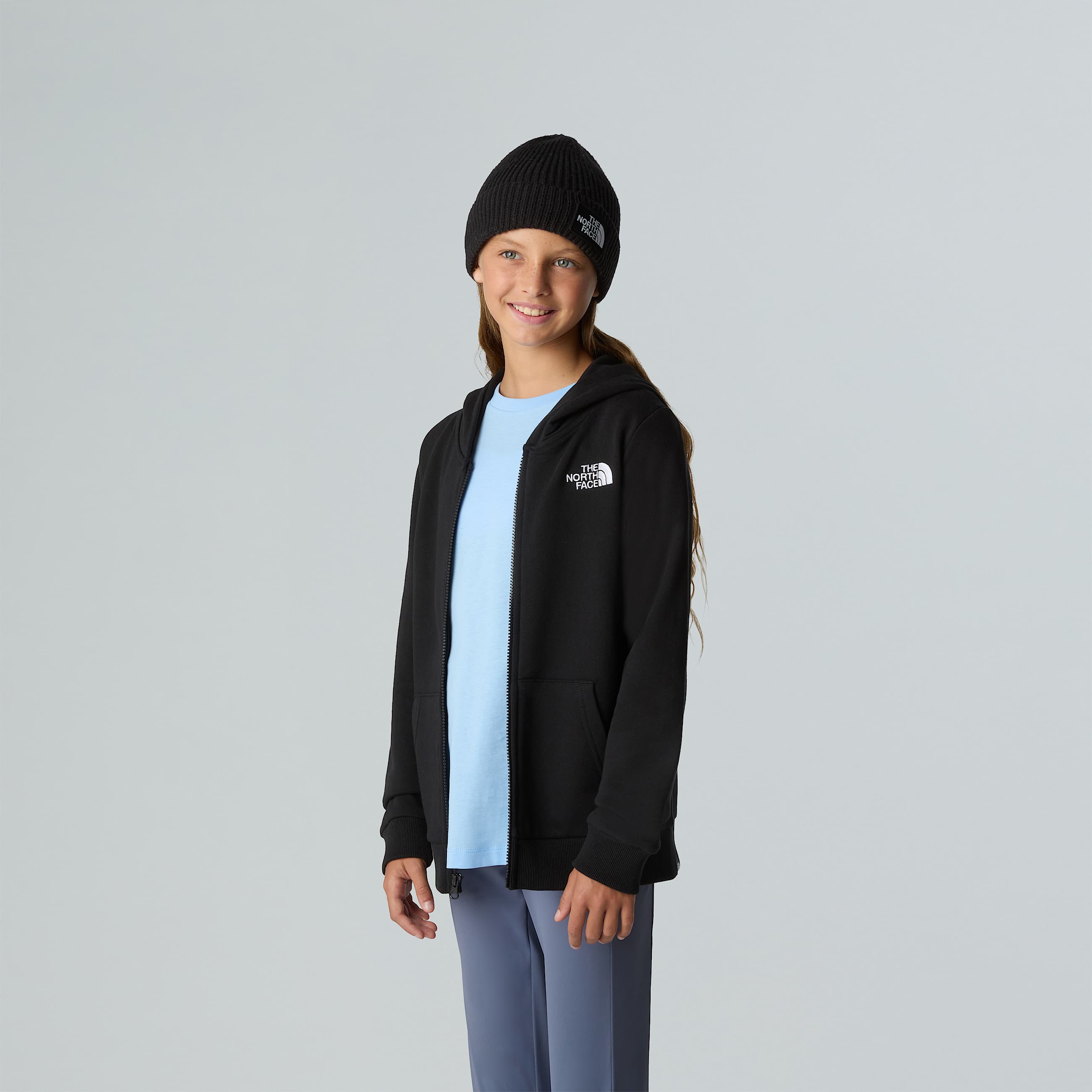 Felpa con cappuccio da ragazzi TNF ALT8