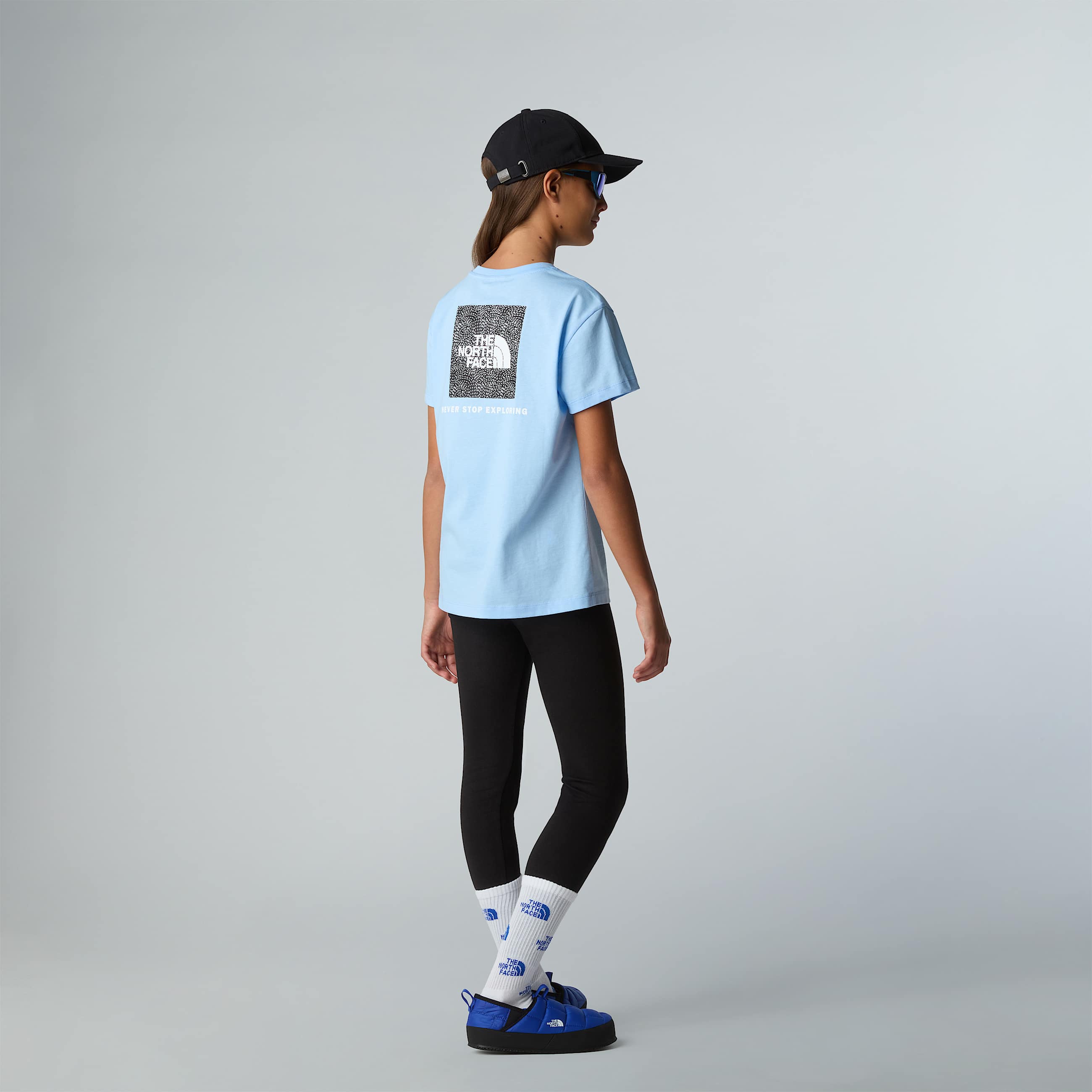 Tshirt Relaxed NSE Box da ragazza TNF ALT2