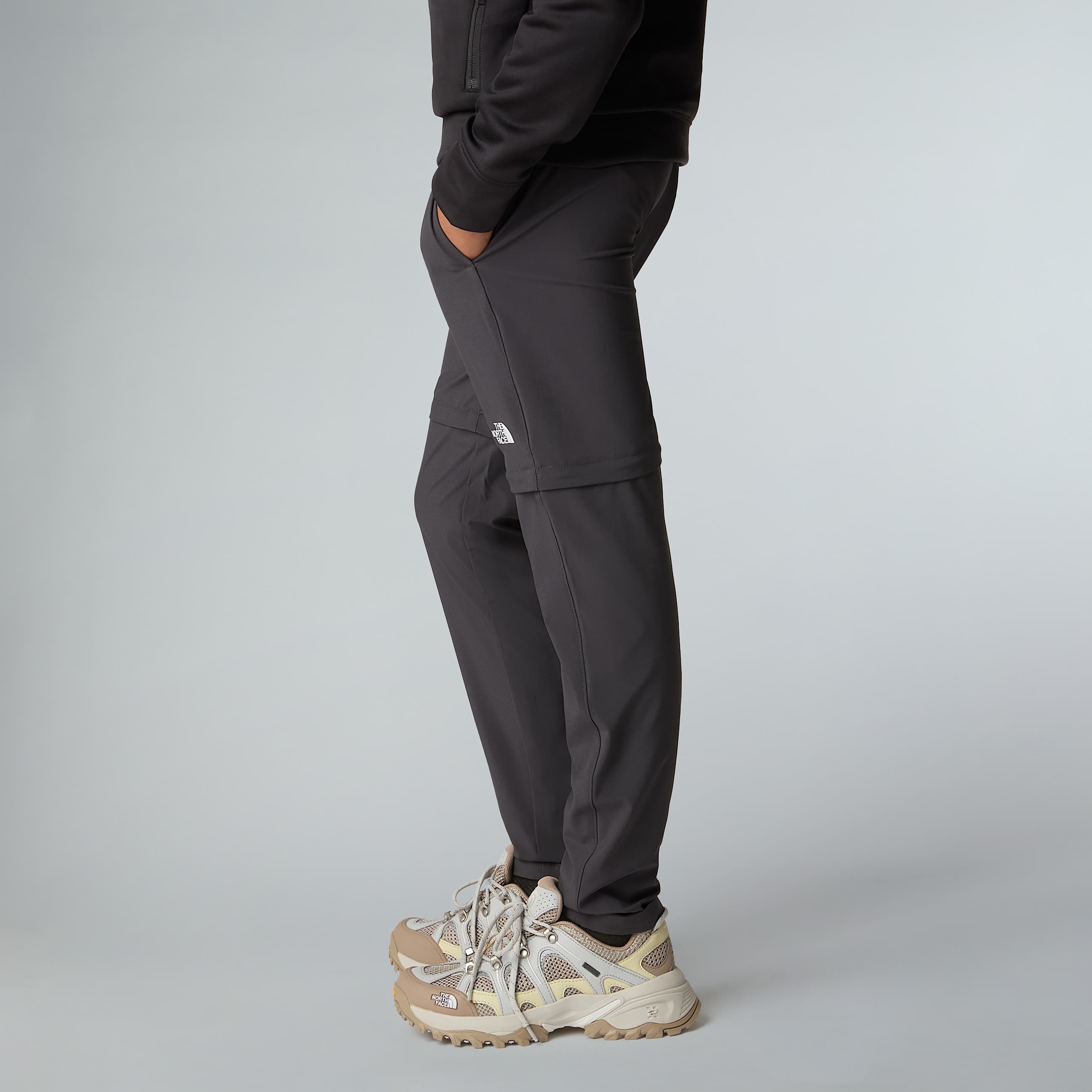 Pantaloni convertibili Exploration da ragazzi TNF ALT2