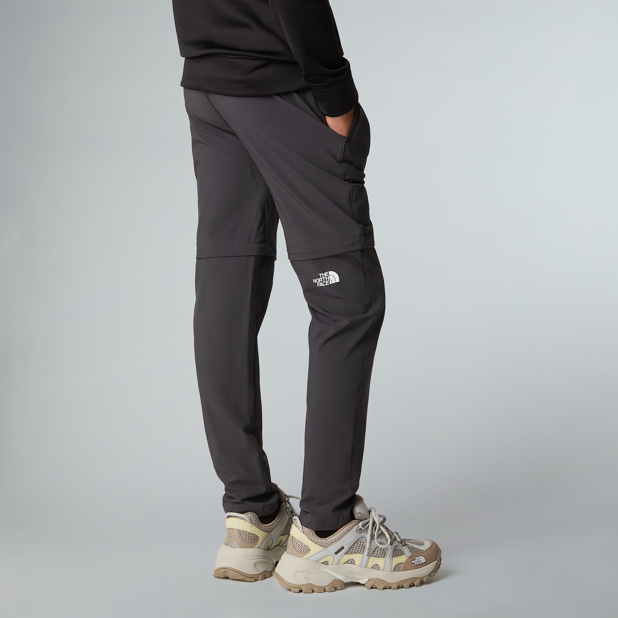 Pantaloni convertibili Exploration da ragazzi TNF ALT3