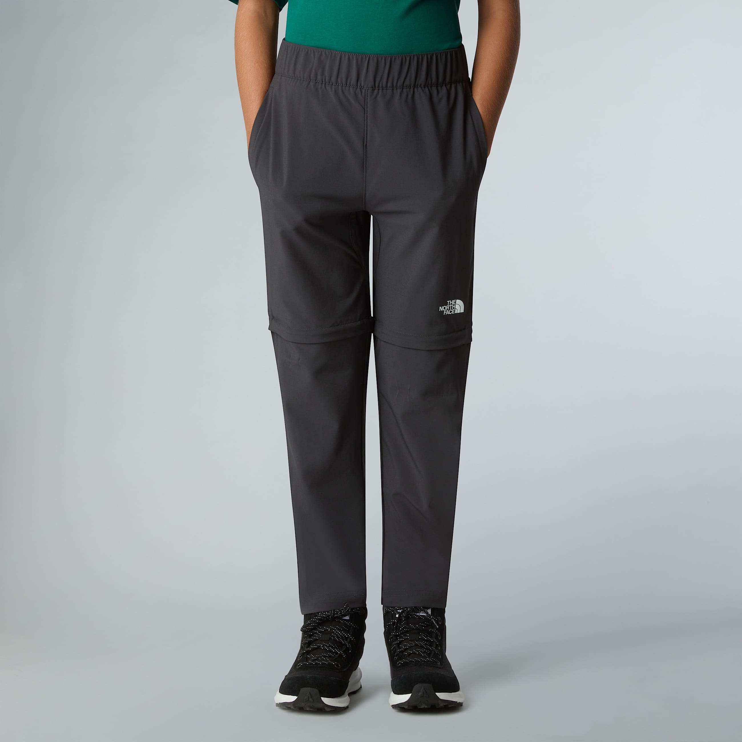 Pantaloni convertibili Exploration da ragazzi TNF ALT6