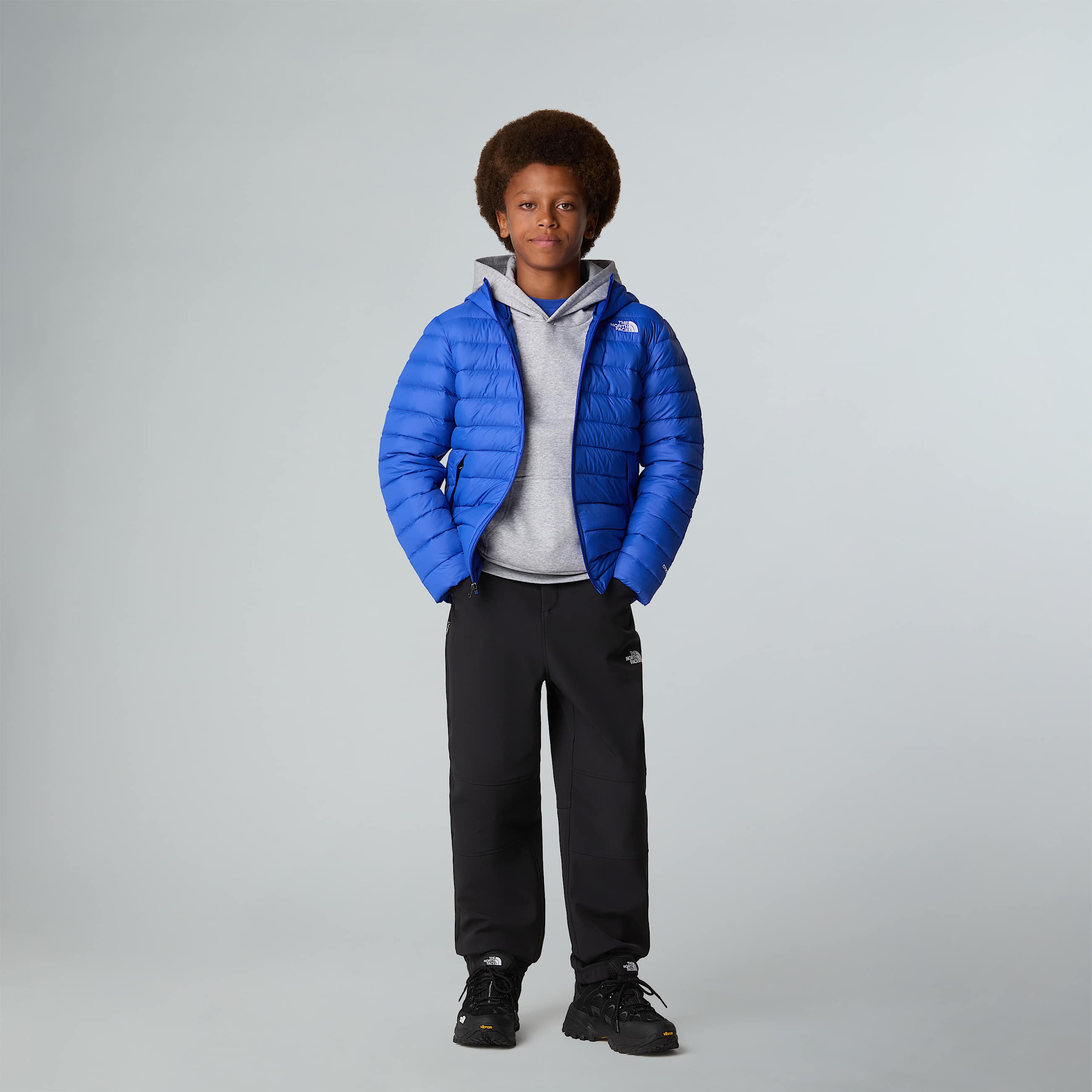 Aconcaguadonsjas met capuchon voor tieners TNF ALT1