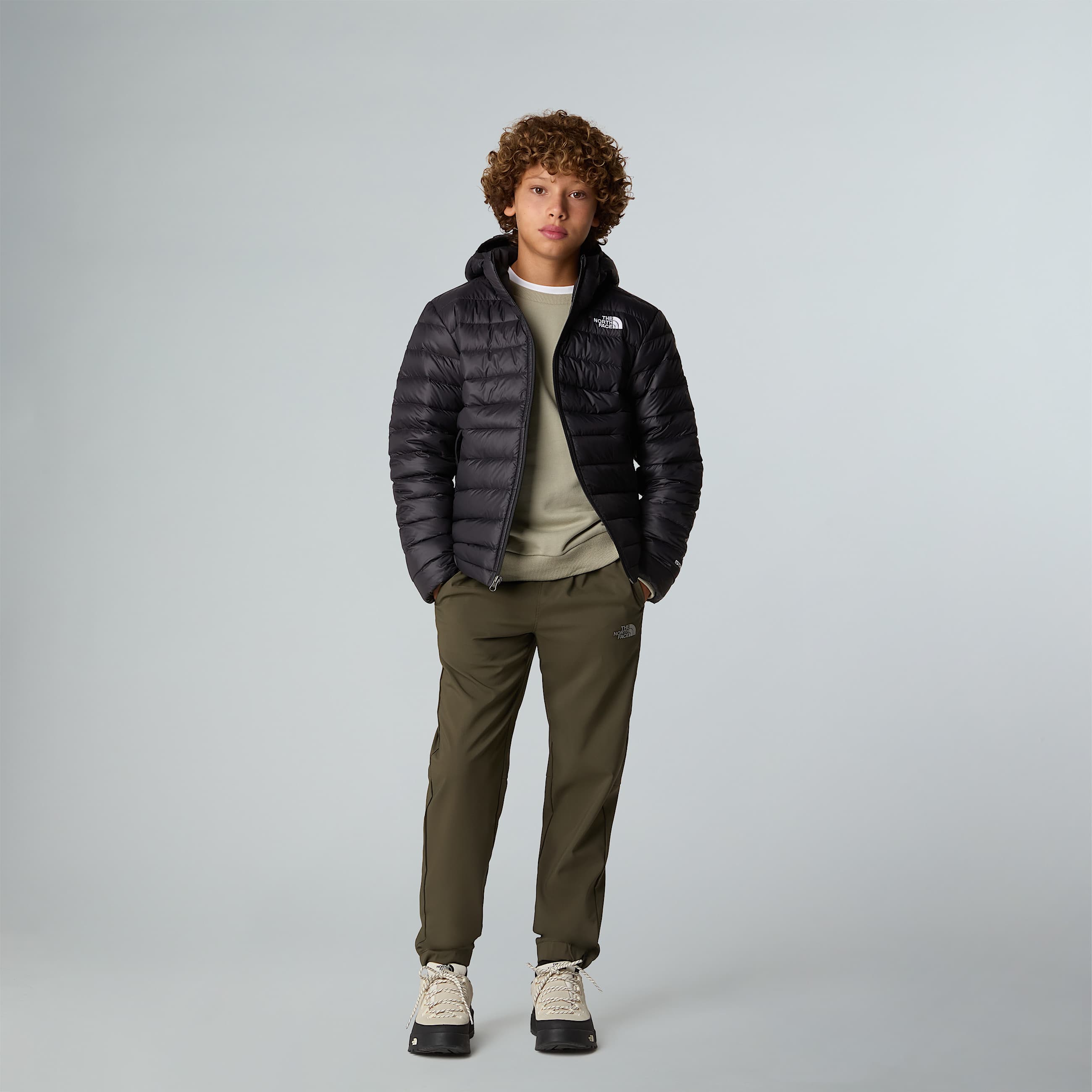 Giacca in piumino con cappuccio Aconcagua da ragazzi TNF ALT1