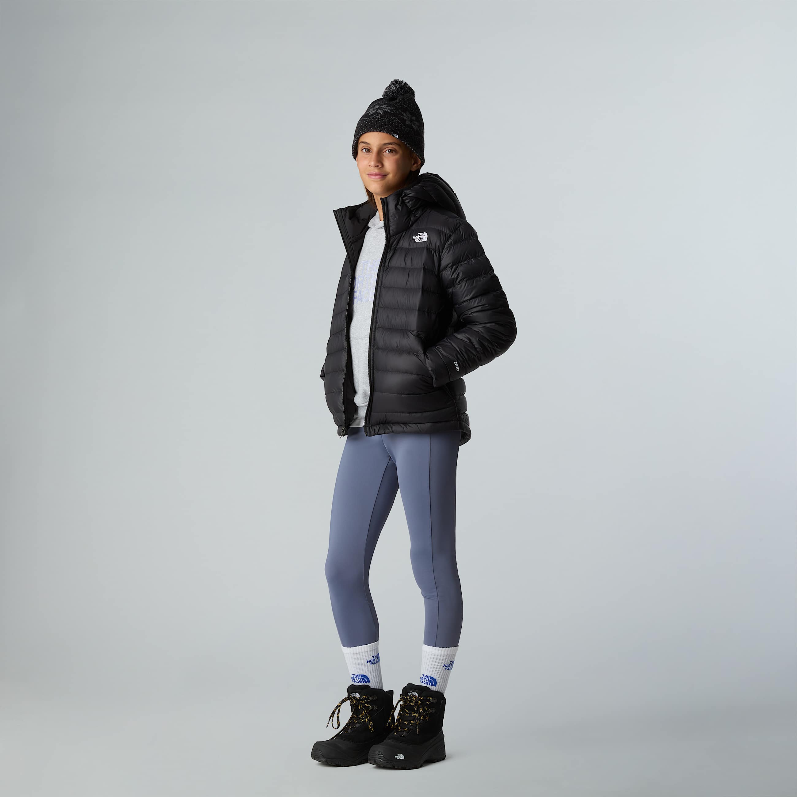 Aconcagua Hooded Down Jacket Junior TNF ALT7