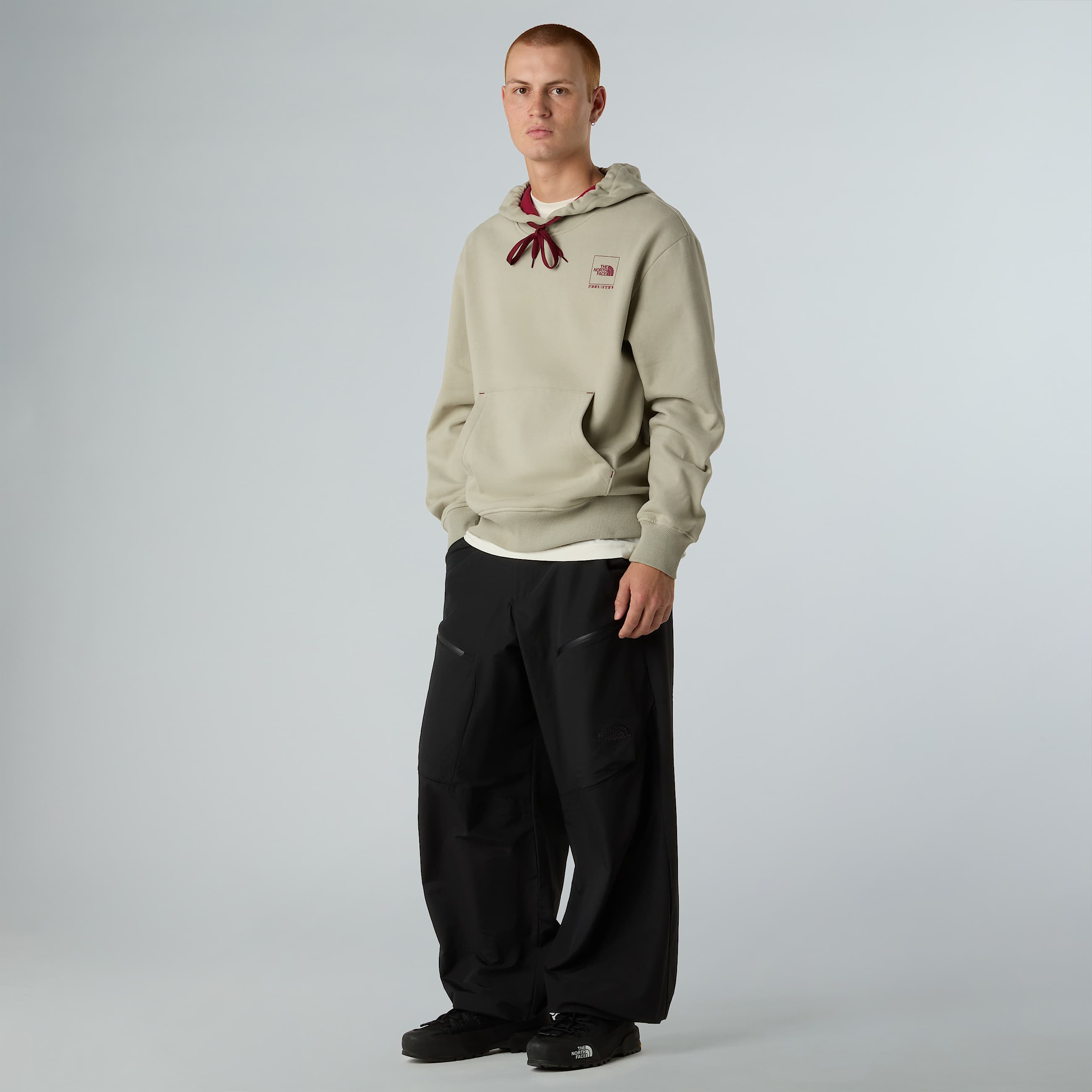 Felpa con cappuccio Coordinates da uomo TNF ALT2