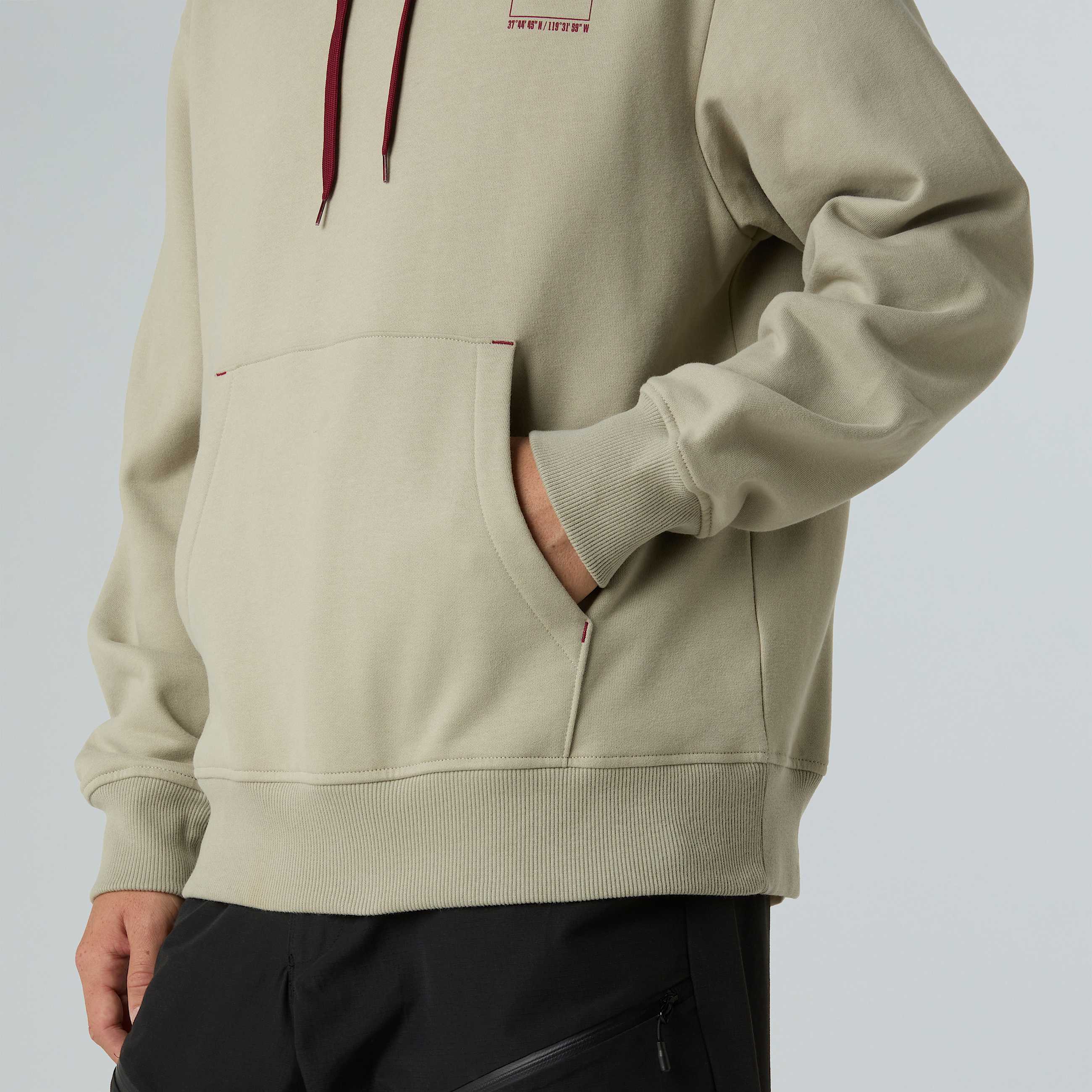 Felpa con cappuccio Coordinates da uomo TNF ALT5