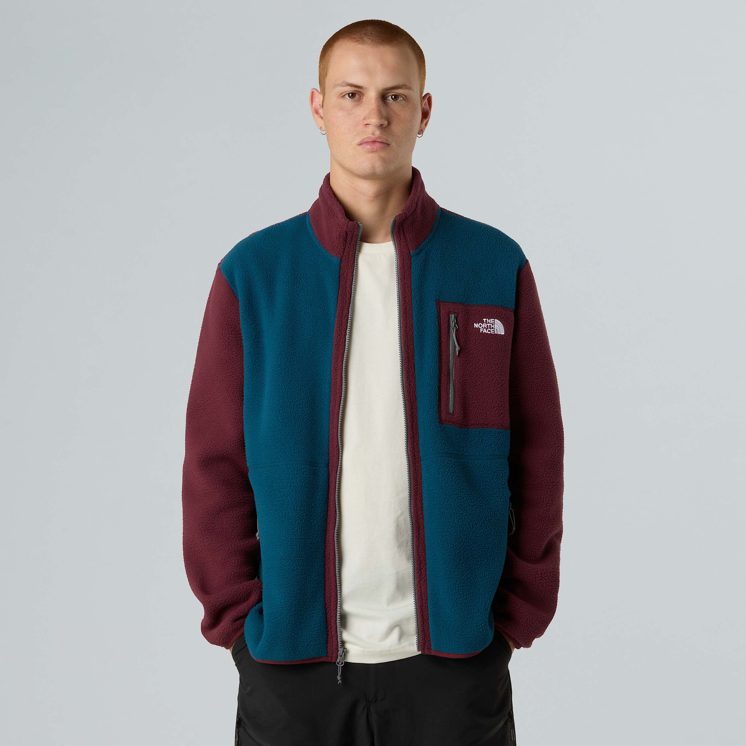 Giacca in pile Yumiori con cerniera integrale da uomo TNF ALT3