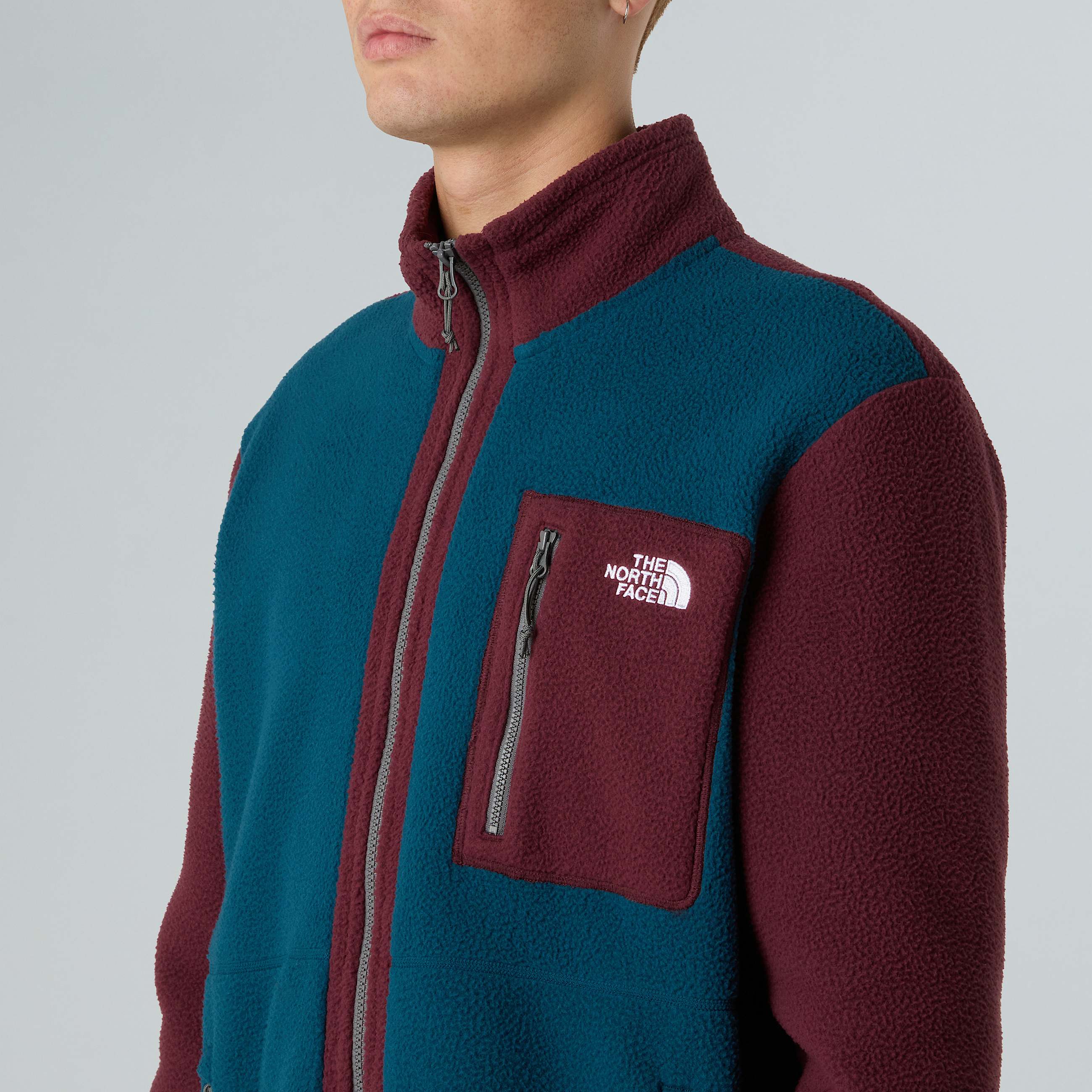 Giacca in pile Yumiori con cerniera integrale da uomo TNF ALT4