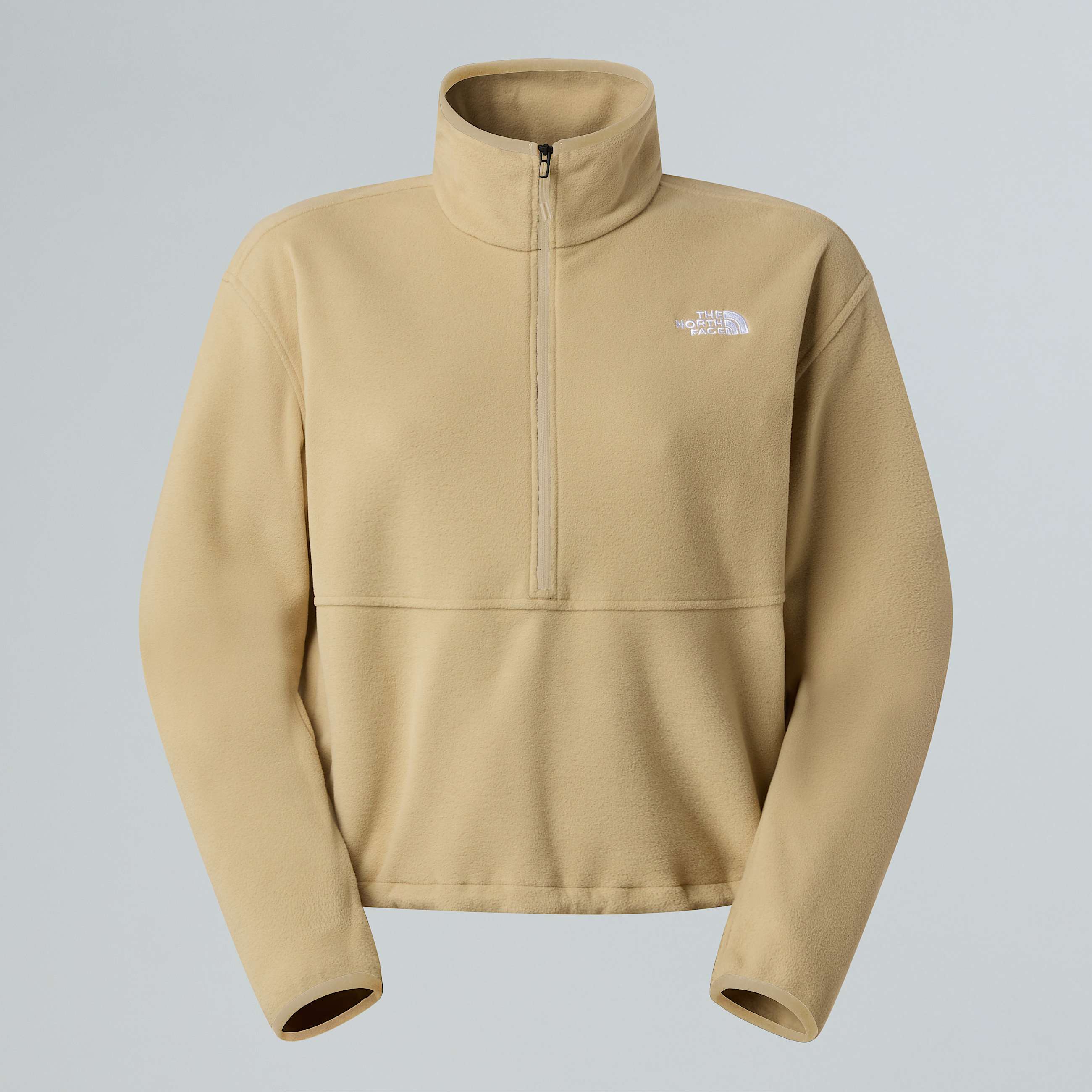 Damski krtki polar z zamkiem o dugoci 12 Glacier TNF Khaki Stone ALT20