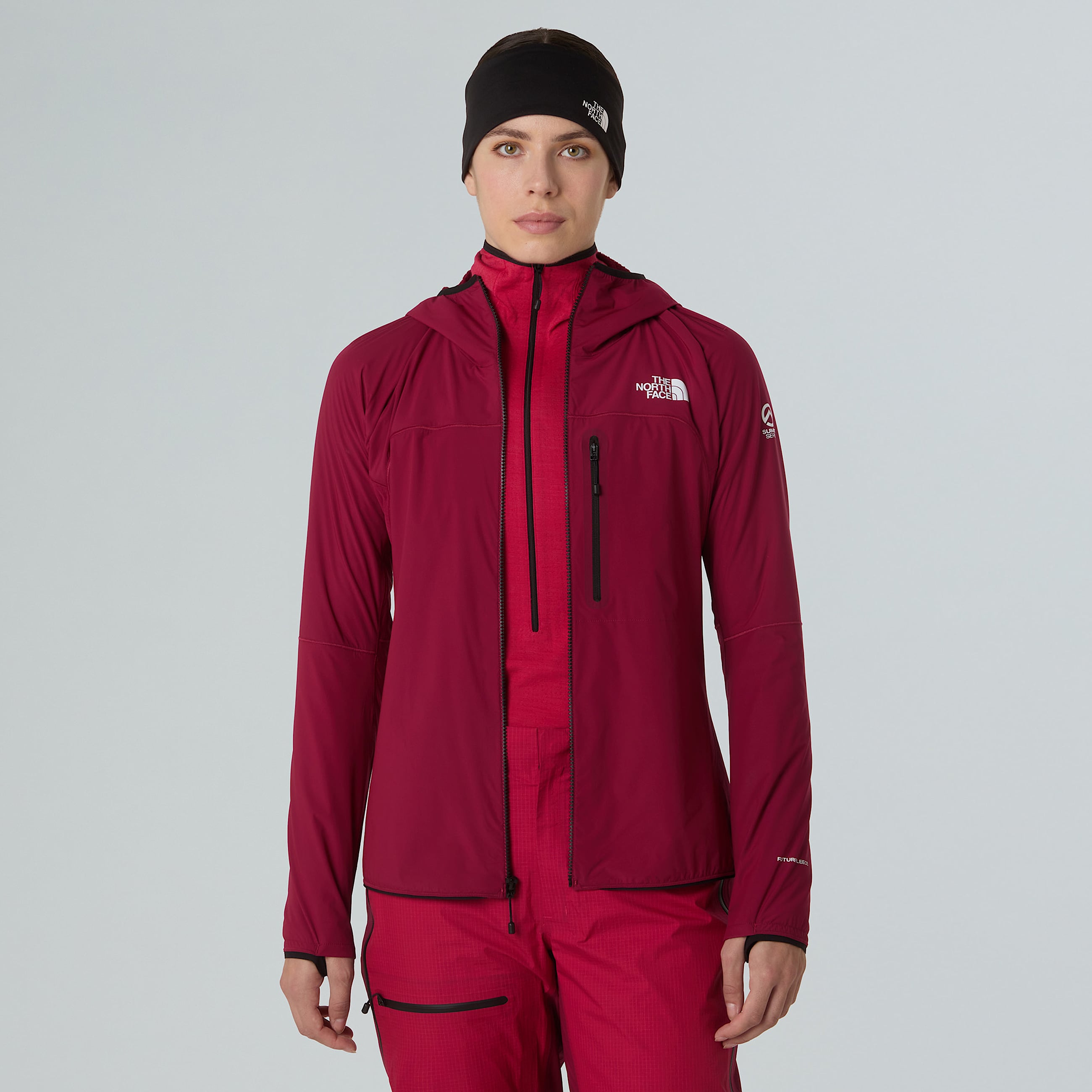 Giacca con cappuccio Summit FUTUREFLEECE AMK da donna TNF ALT3