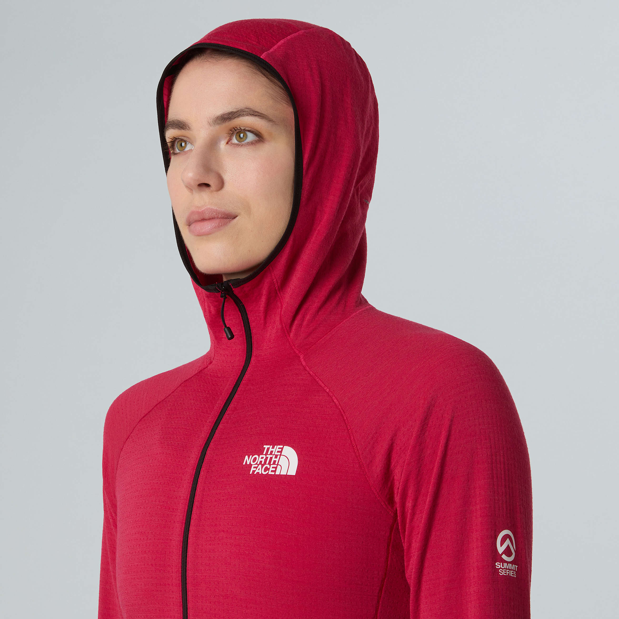 Strato base con cappuccio Summit DotKnit AMK da donna TNF ALT3