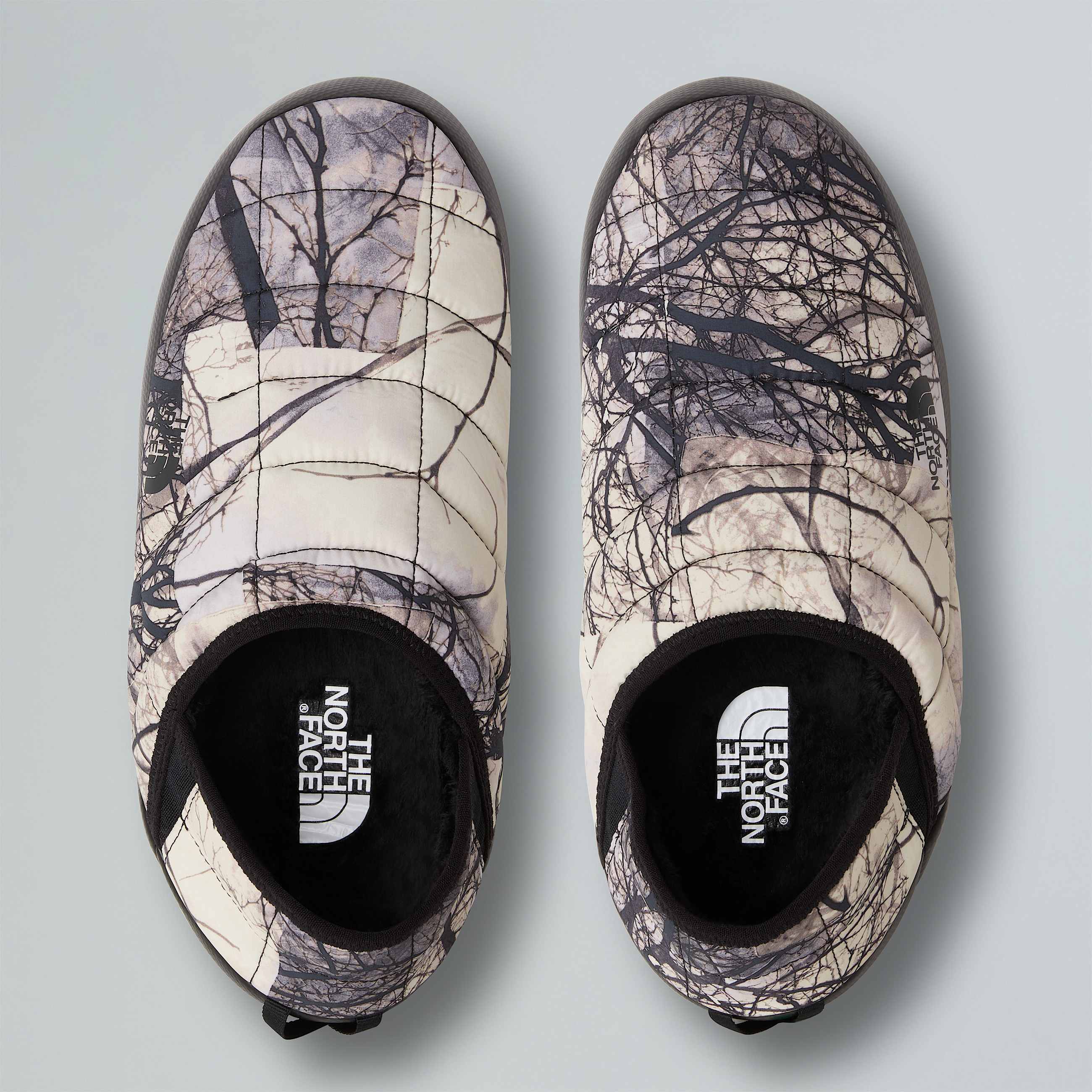 Pantoufles Thermoball V Traction pour homme TNF Image Lift Print White Dune ALT1
