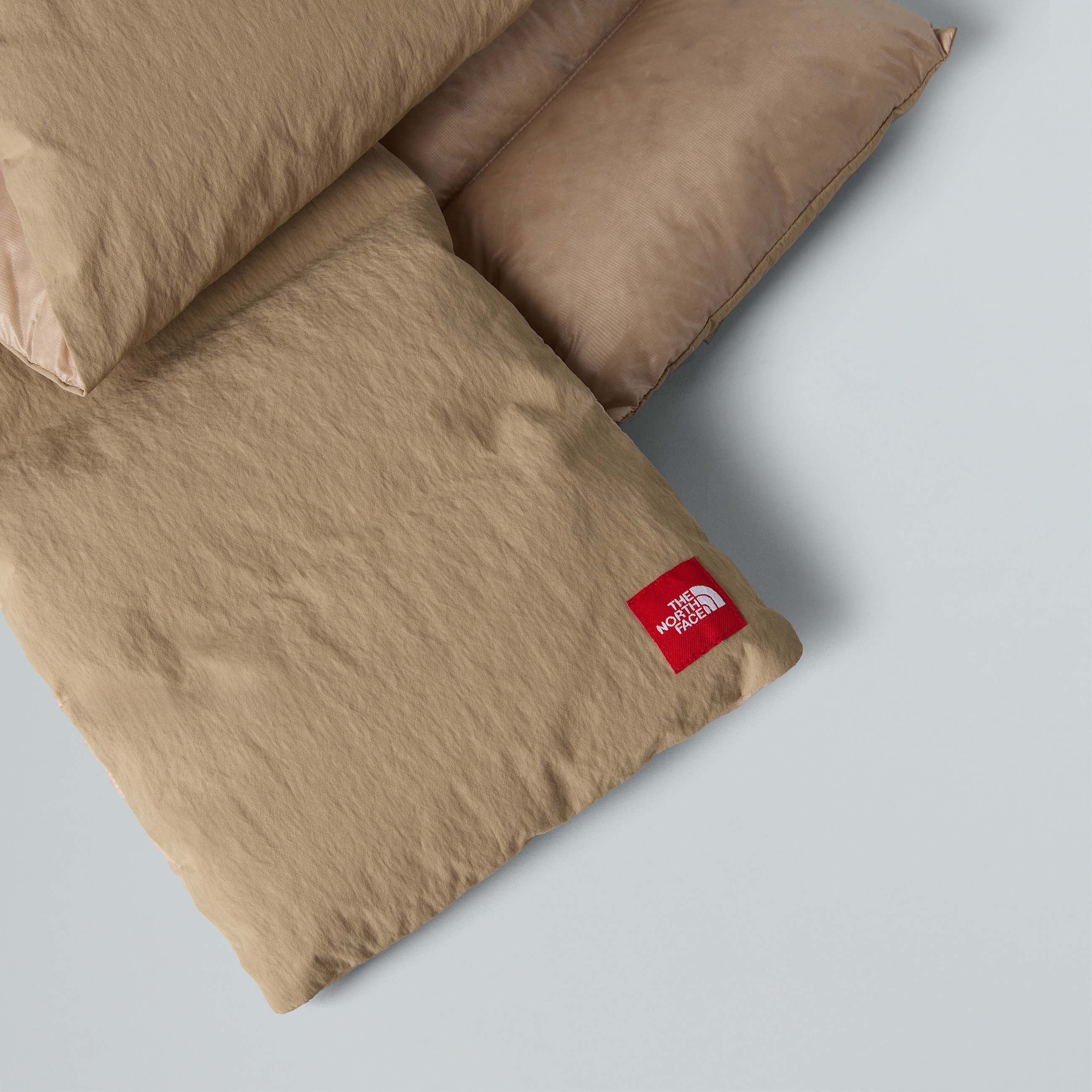 Cachecol com penugem de ganso Red Box TNF Mushroom Grey ALT2