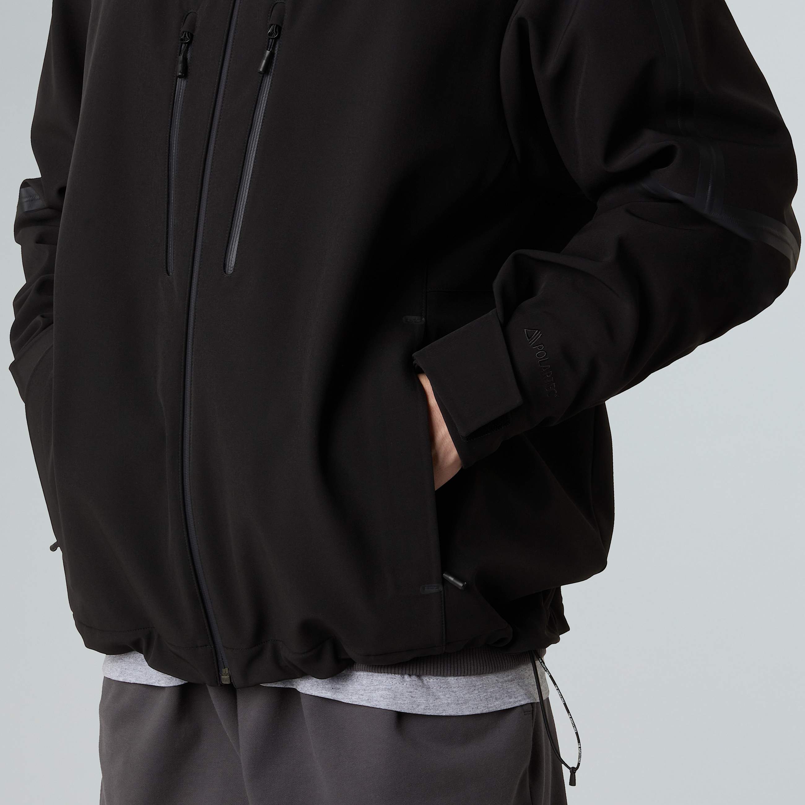 NSE Softshell Hooded Jacket Unisex TNF ALT5