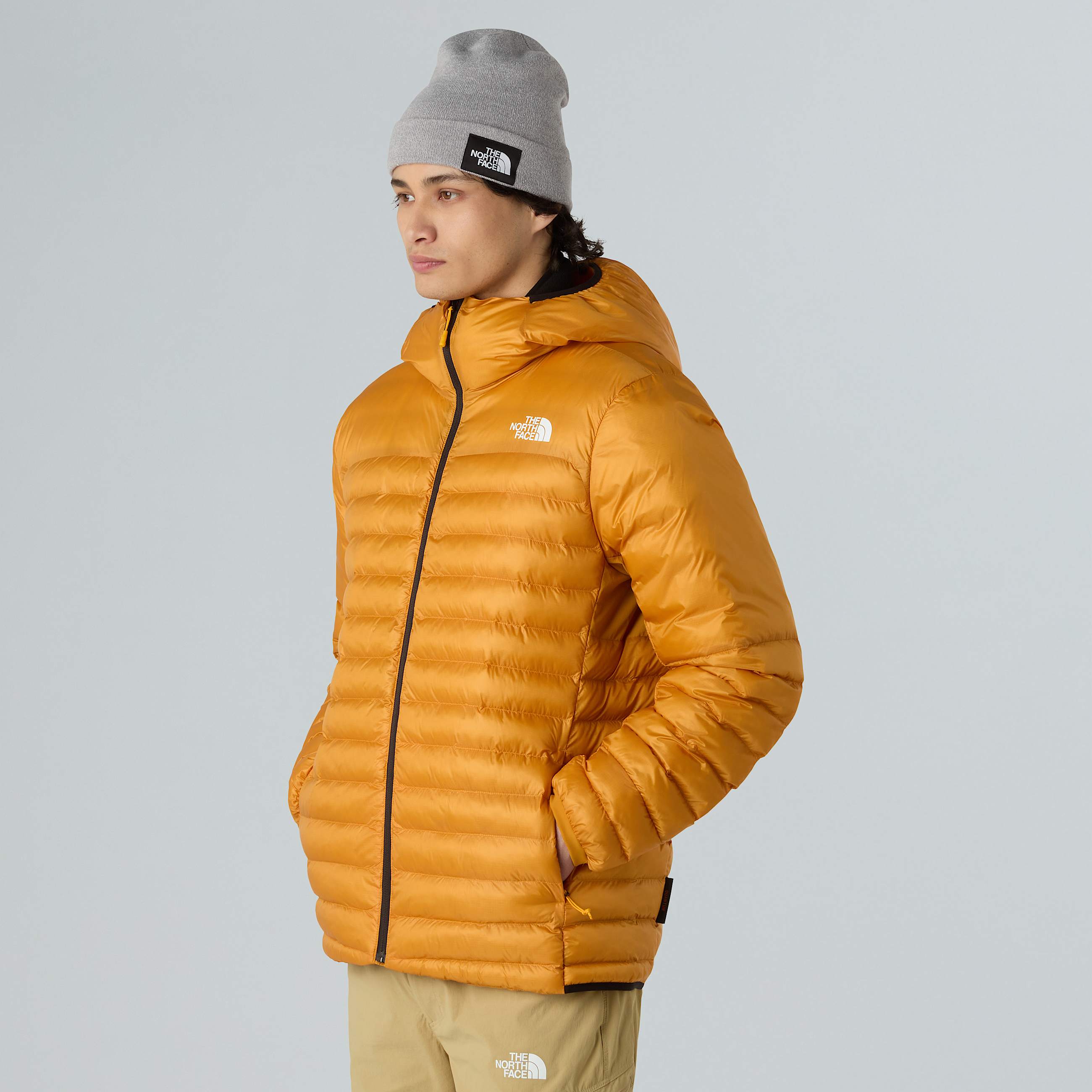 Terra Peakjas met capuchon voor heren TNF Citrine Yellow HERO