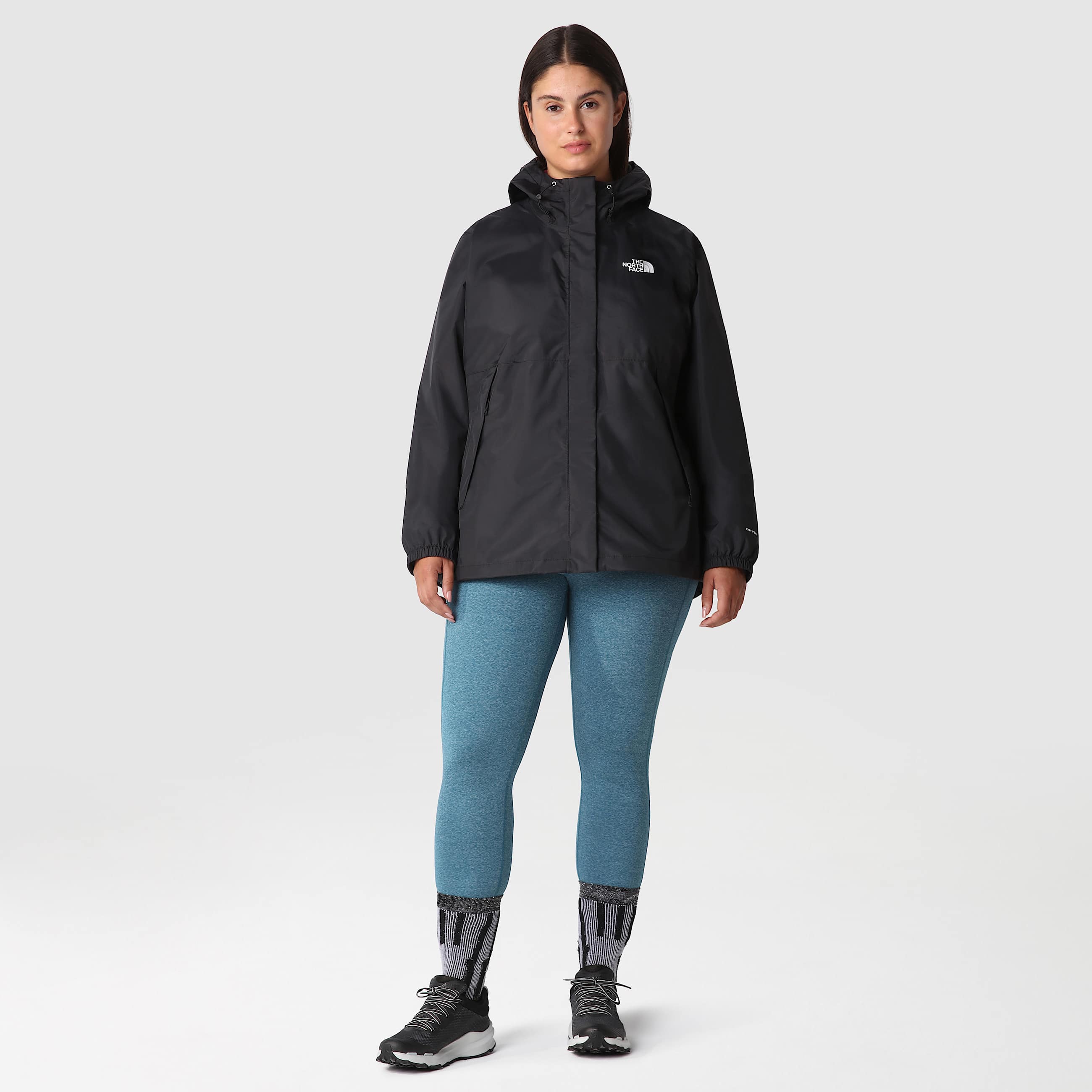 Plus Size Antora Jacket W TNF ALT1